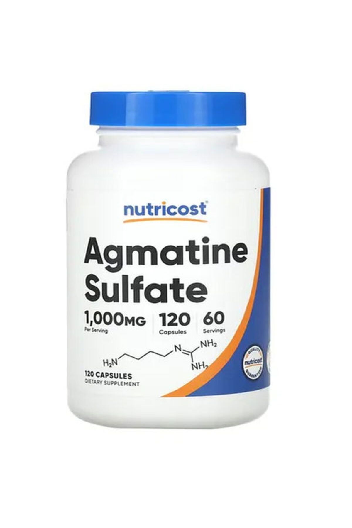 Nutricost Agmatine Sulfate Pump 1000 Mg 120 Capsules