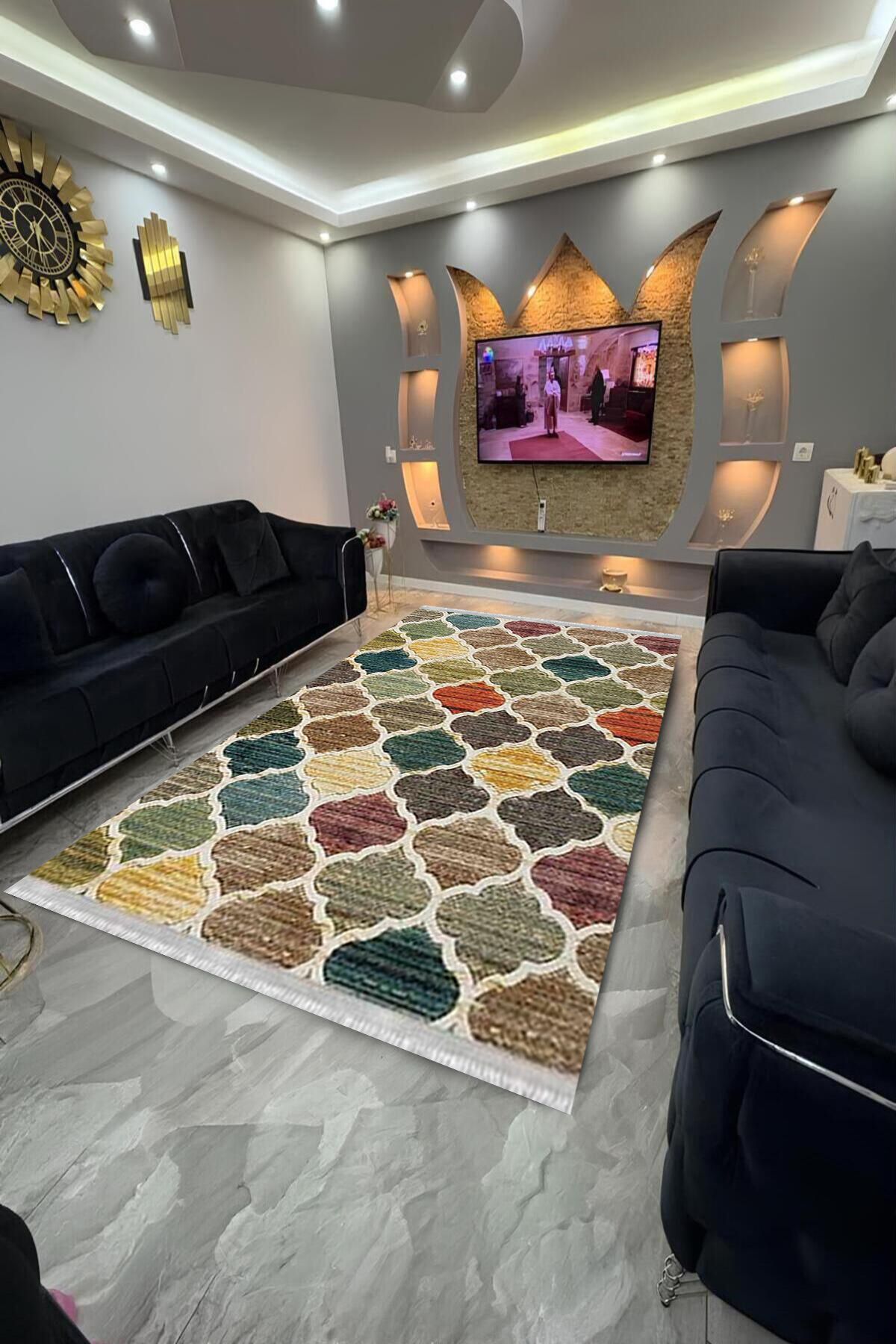 Home Dot Tabanlı yıkanabilir, leke tutmayan halı