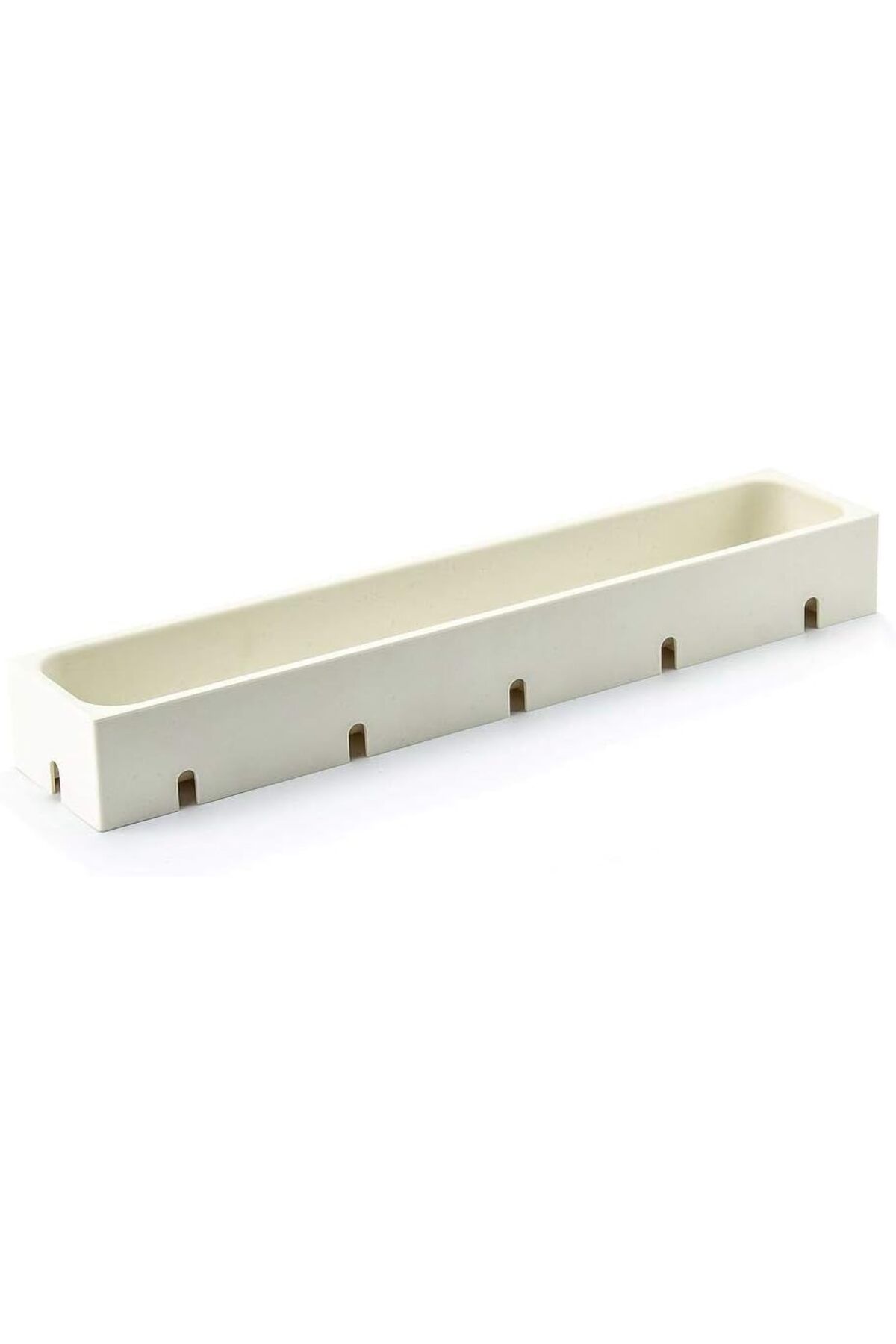 LUXE Flexispace 899434 Mutfak Gereçleri İçin Çekmece Düzenleyici, Plastik, Beyaz, 37 x 7,5 x 4,5 cm