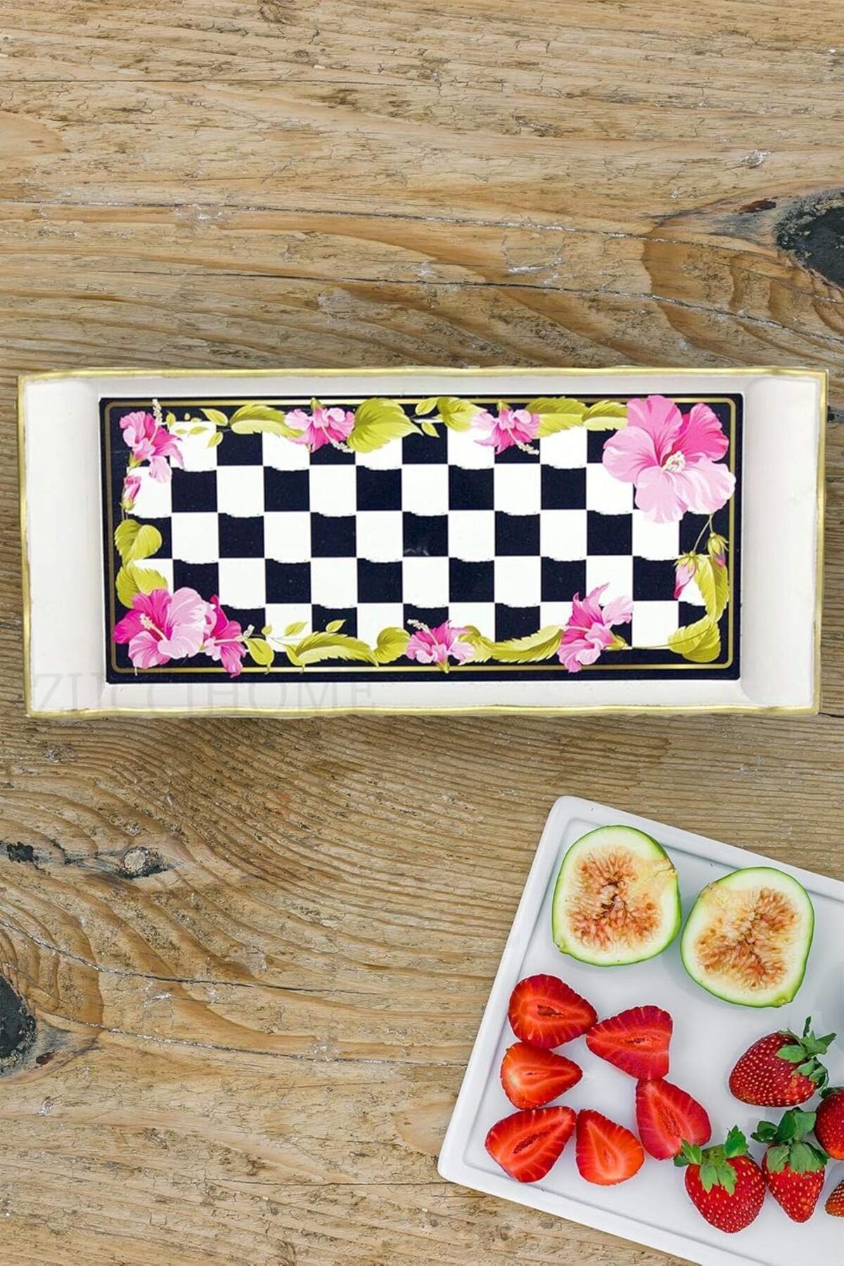 LUXE Mini Dikdörtgen Beyaz Tepsi LXSHP 1055529