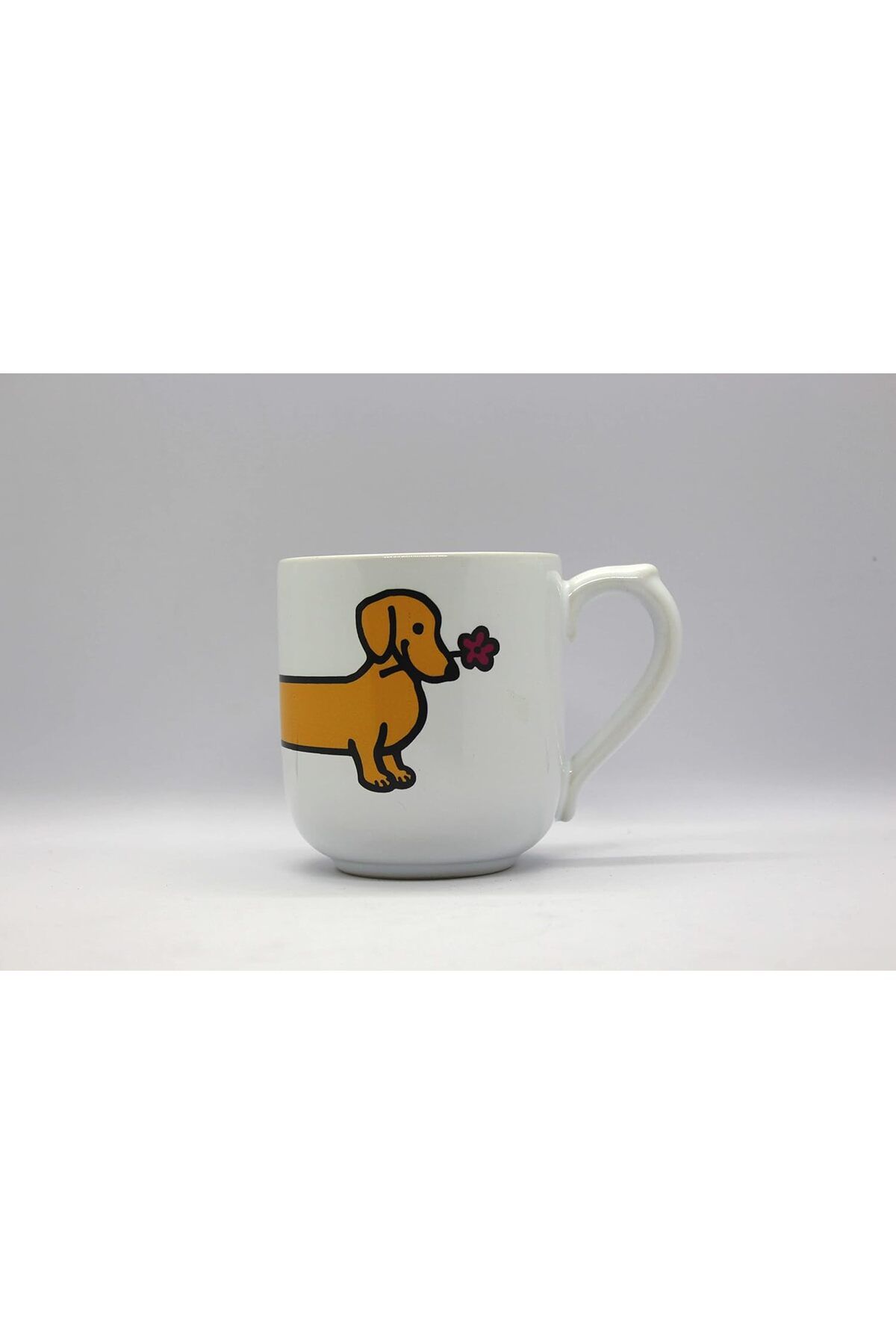 STOREMAX ELZ Shop - Romantik Köpüş Baskılı Kupa Bardak Mug (sarı) FRNTR 1127478
