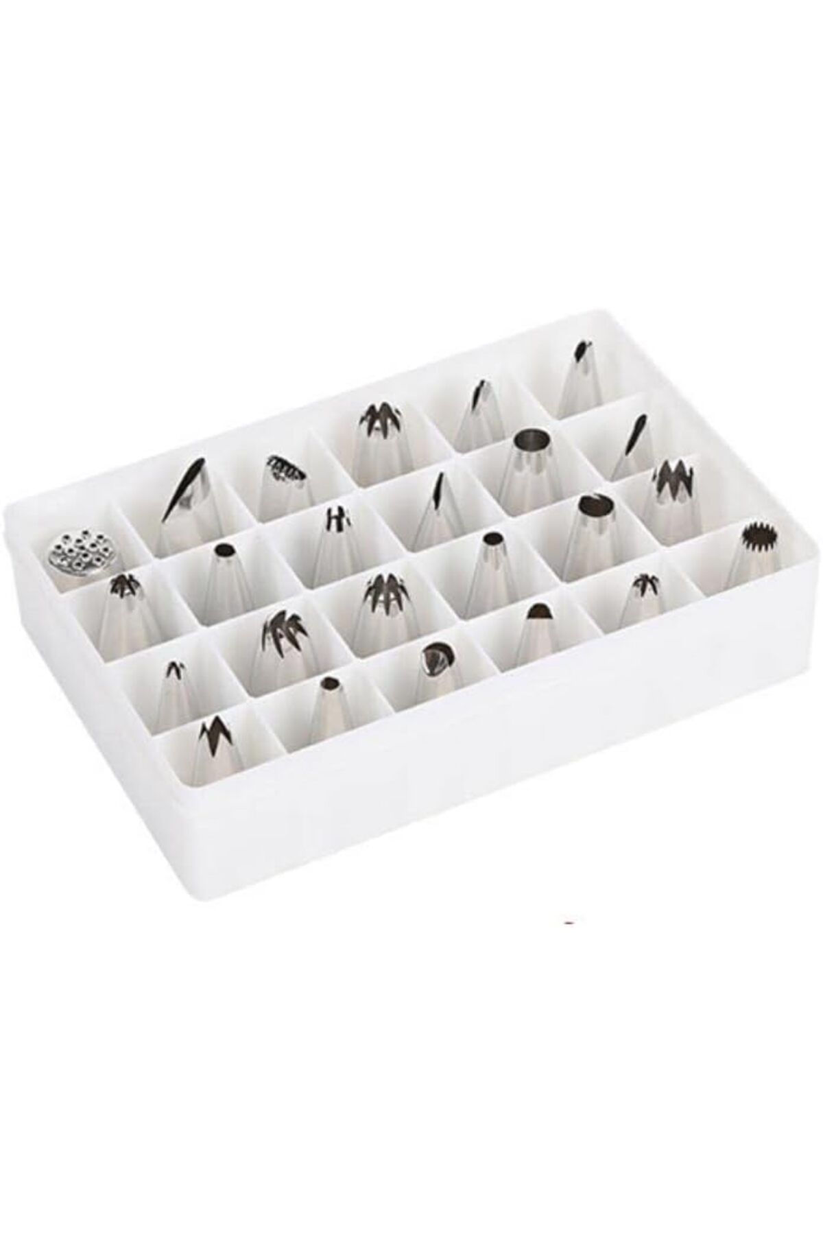 STOREMAX SRT Çelik Pasta Kreması Duy Seti & Krema Torbası Ucu, 24'lü Takım FxYM 1126906