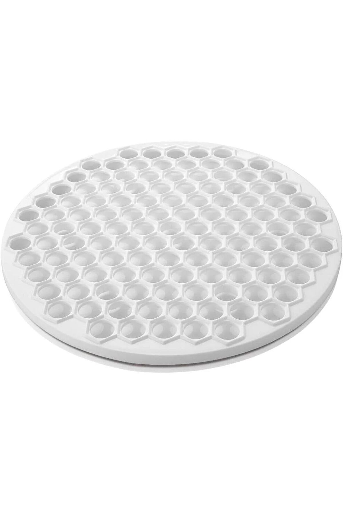 STOREMAX Ezg Mantı Kalıbı, 121 Gözlü, 32 cm Çap, Beyaz Ezsnshop 1065757