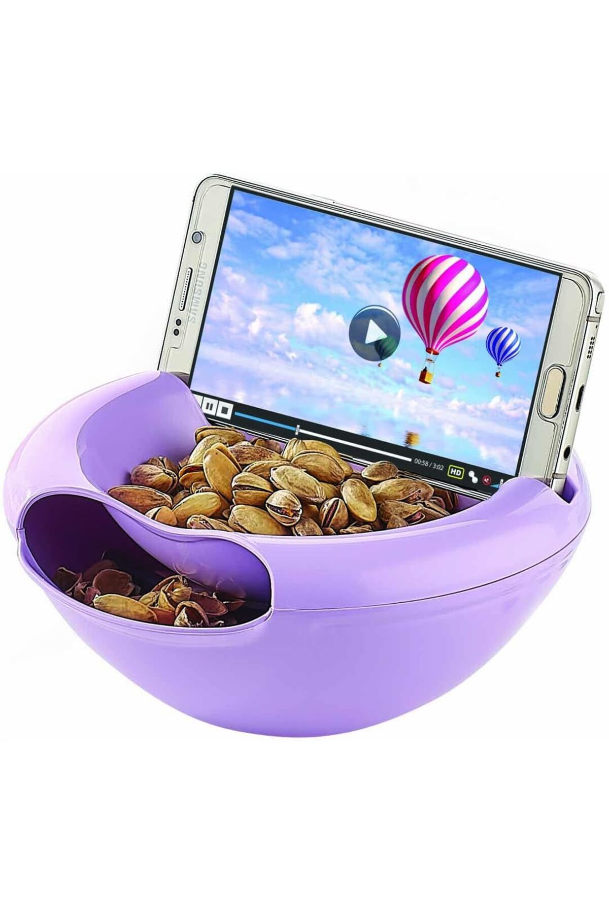 STOREMAX SRT Çerezlik, Telefon Standlı Hazneli Çerezlik, Telefon Tutuculu Hazneli Çerezlik, Kabuk Hazneli