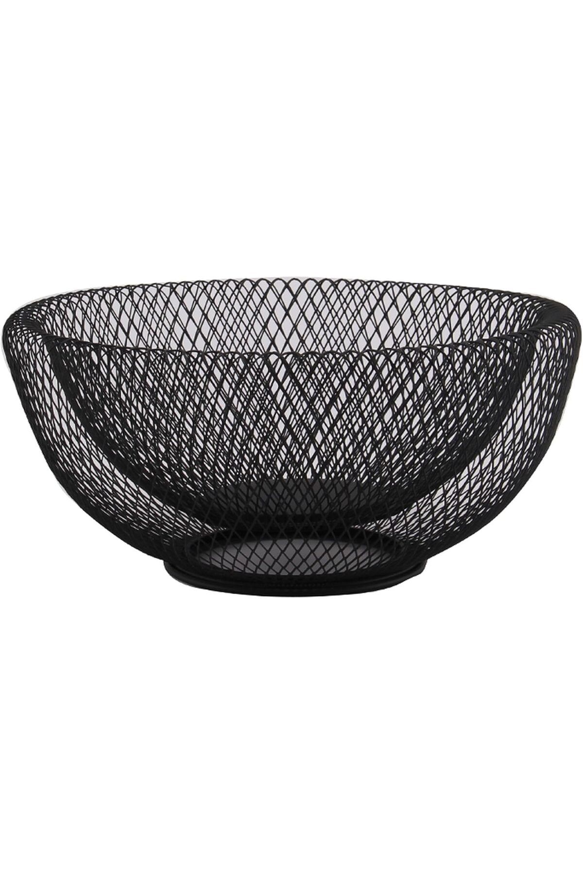 STOREMAX Meyve Sepeti 30cm  Tabak Siyah