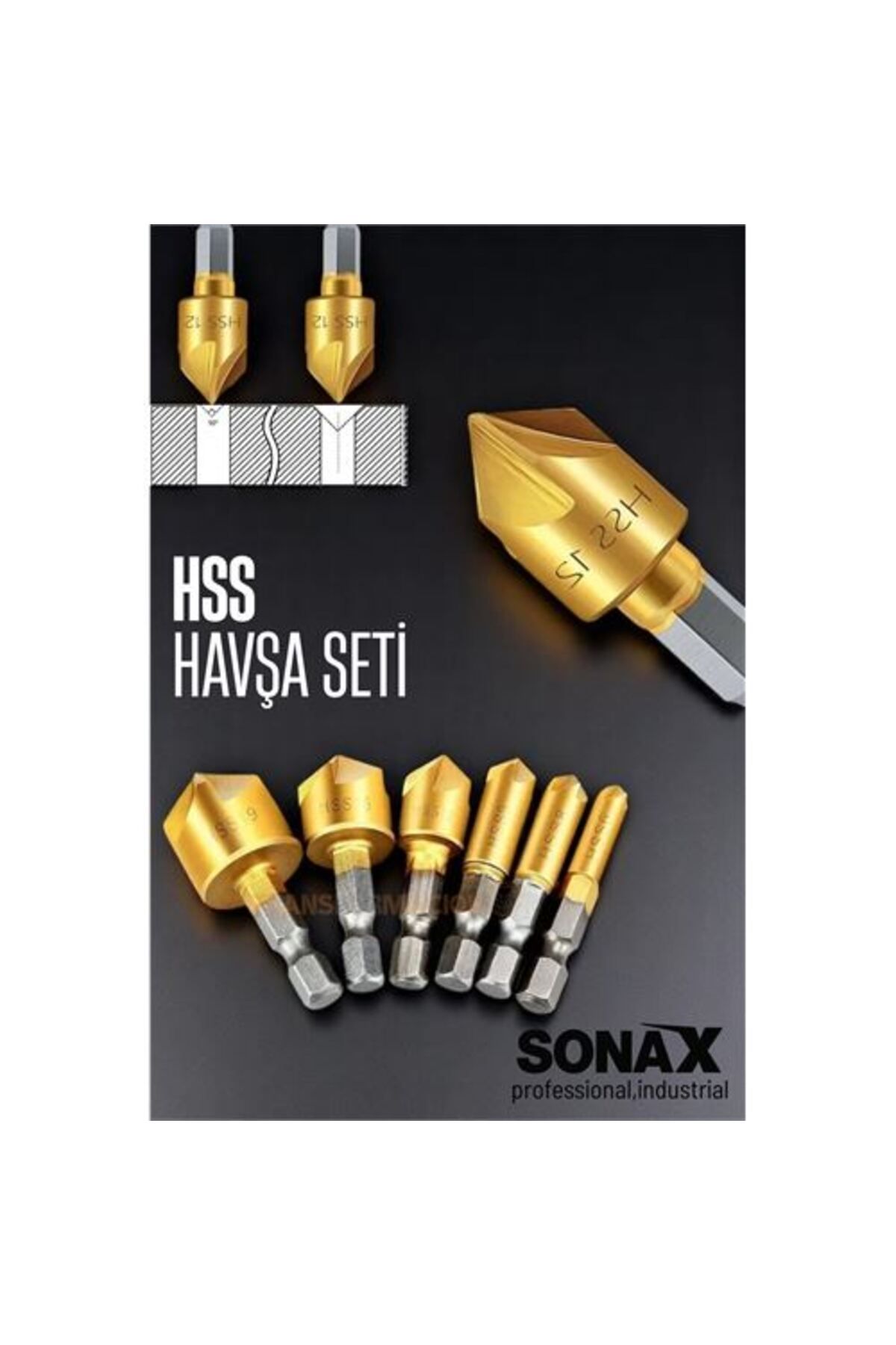pazarella 6 lı HSS Havşa Seti - Havşa Matkap Ucu Seti