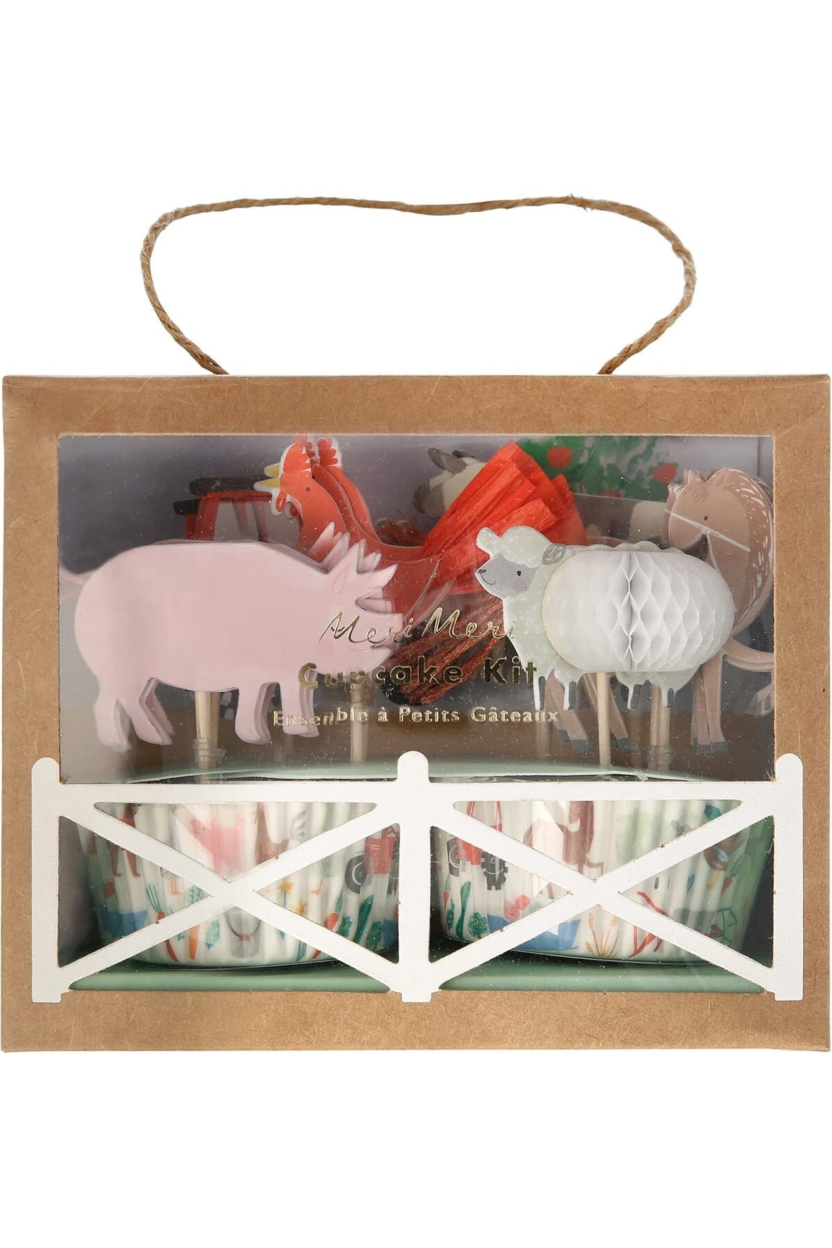 Mu Art Ahşap Mrt Meri Çiftlik Cupcake Kit (24'lü) Art 871301