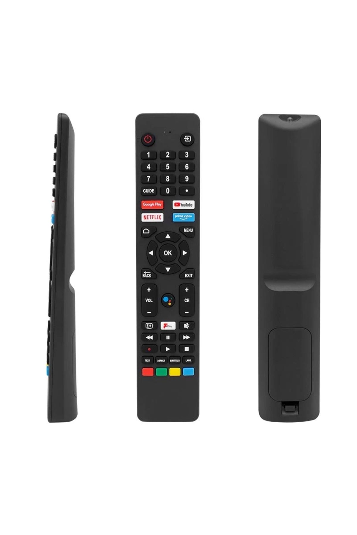 mega fair Jvc Rm-c3250 Netflıx-prıme Vıdeo-google Play-youtube Tuşlu Lcd-led Tv Kumandası