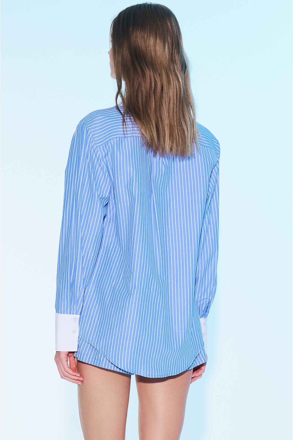 Sagaza Studio  Ss6025 Selıta Oversıze Gömlek - Görsel 8