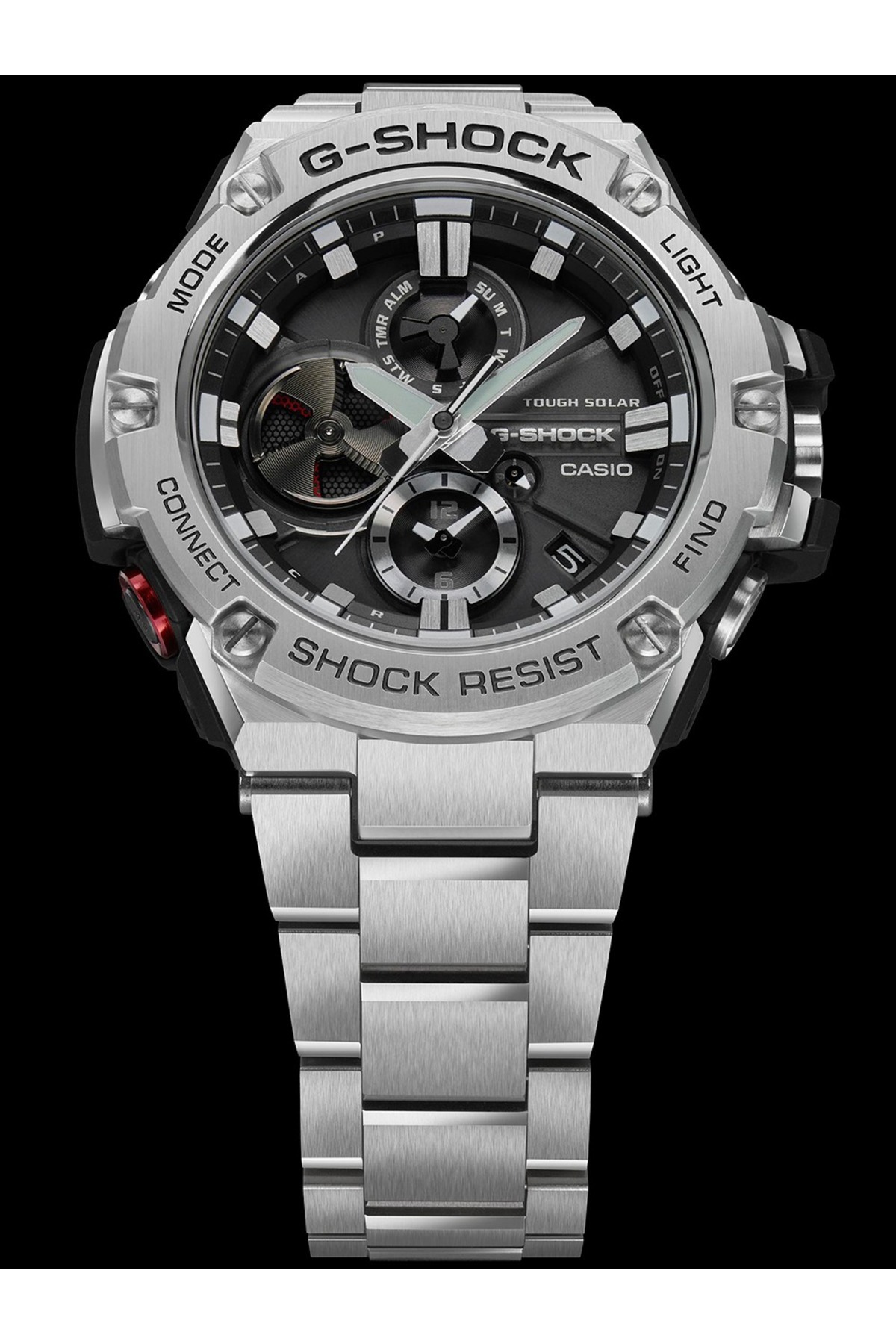 Casio-Ceas bărbătesc Casio GST-B100D-1AER, cuarț, 50mm, 20ATM 2