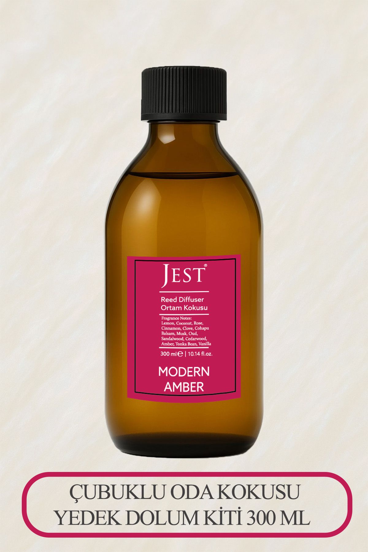 Jest 300 ML MODERN AMBER ÇUBUKLU ODA KOKUSU YEDEK KİT