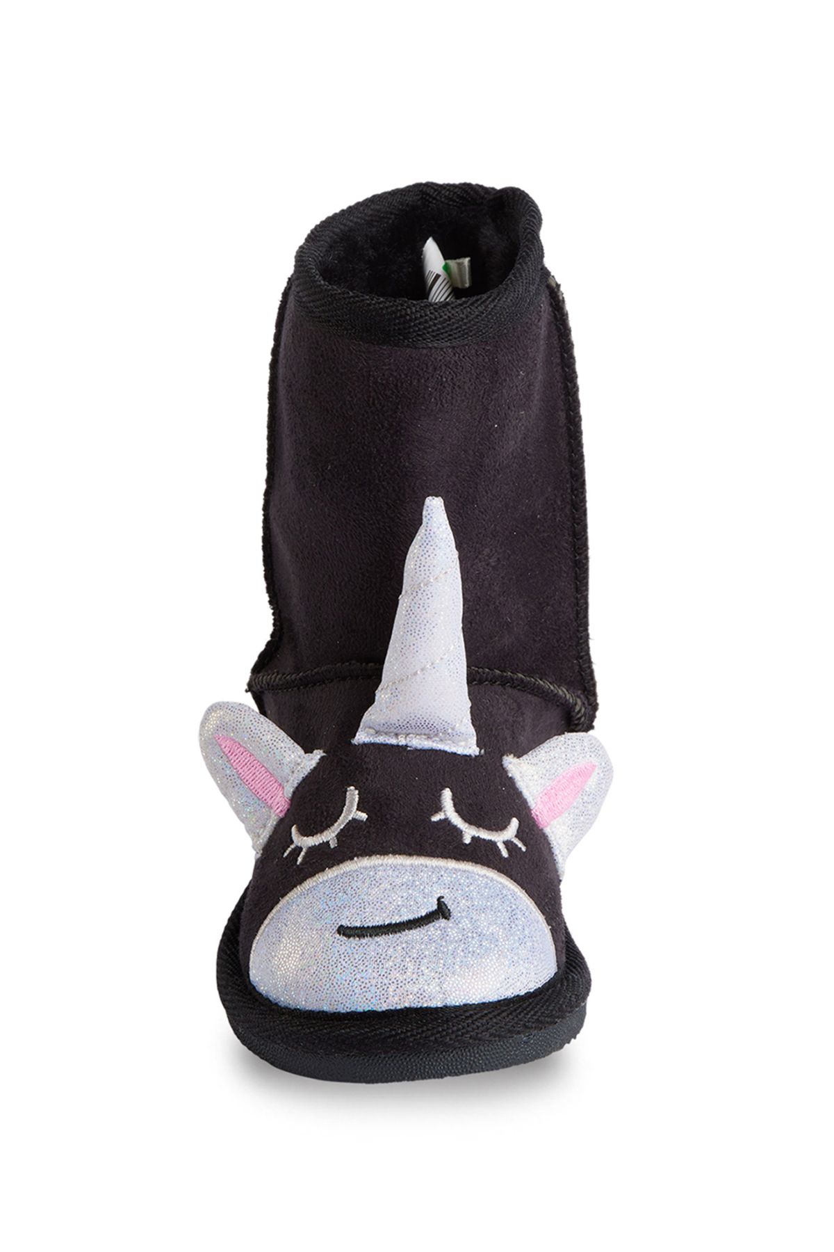 Denokids-Μαύρες κοριτσίστικες μπότες Unicorn 4
