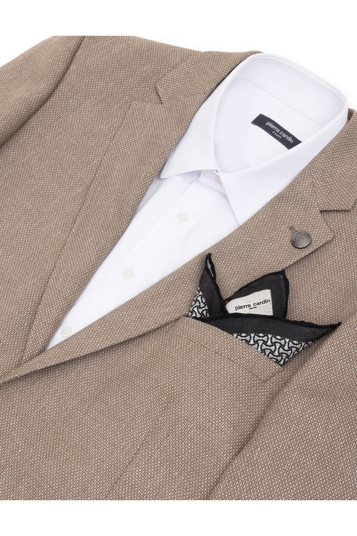 Pierre Cardin Siyah Keten Mendil 50316445-001