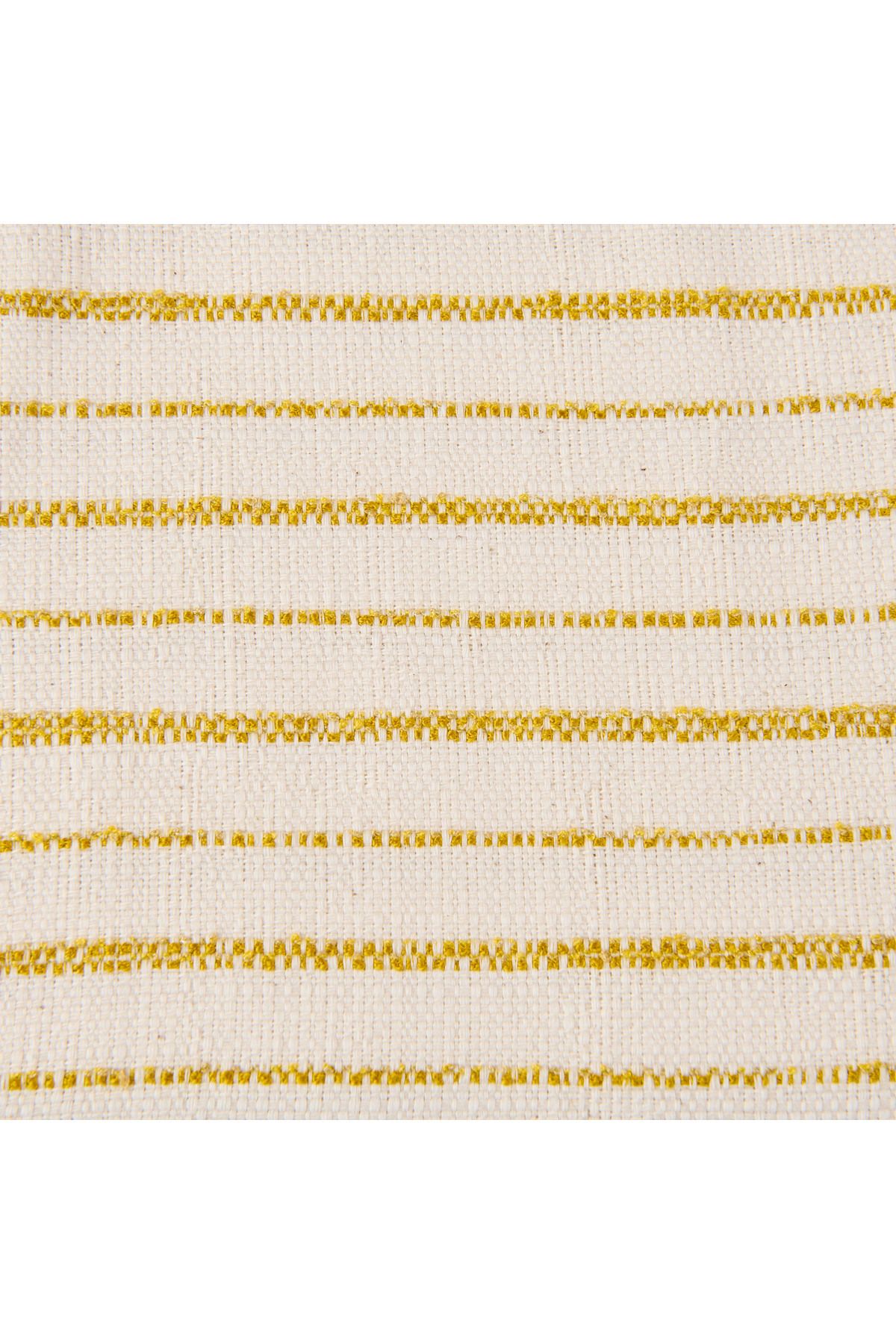 Evidea-Soft Solea Double Pike - Ecru / Mustard - 220X240 cm 2