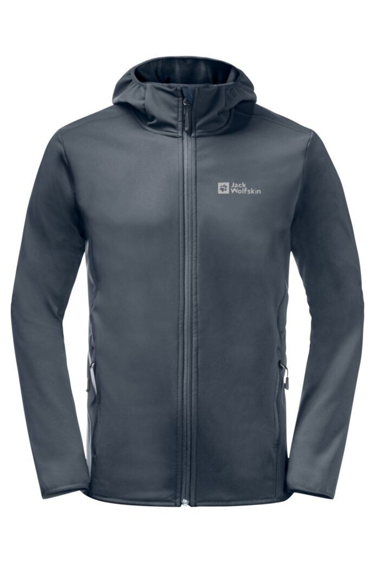 سافت شل و پلار ورزشی آبی مردانه ژاکت M اورجینال Jack Wolfskin