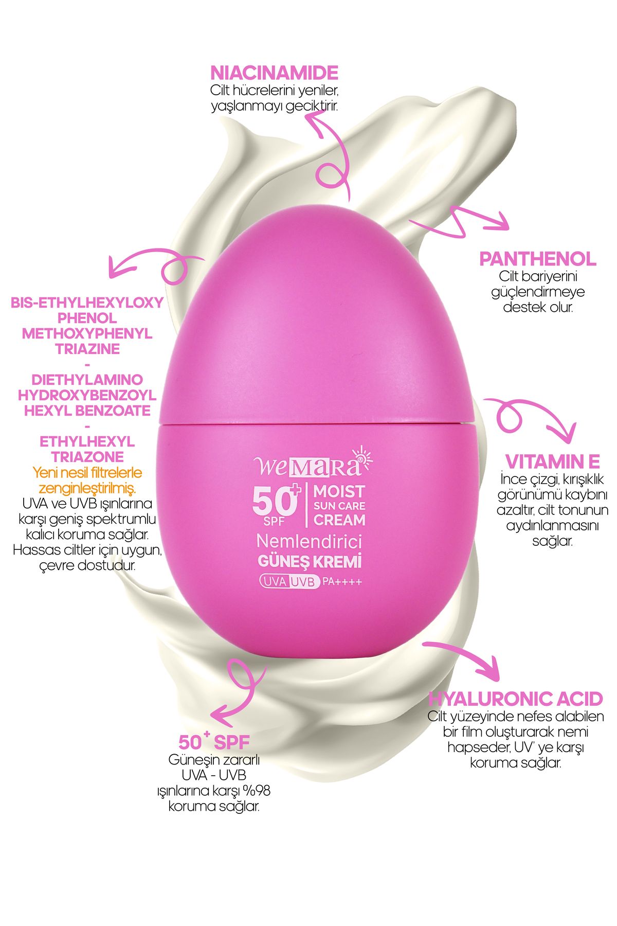 Mara We Nemlendırıcı Gunes Kremı 50 Spf 50 ml