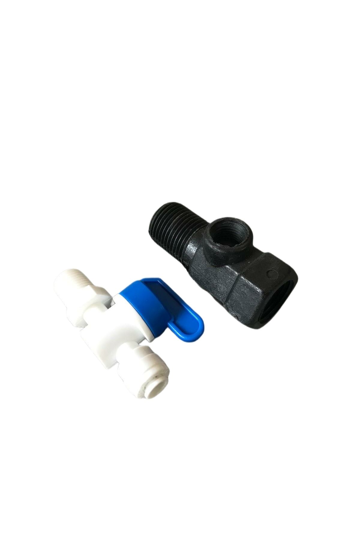 REVERSOSMOZARISU Su Arıtma Plastik Hat Alma Aparatı 1/2'' + Küresel Vana 6 Mm