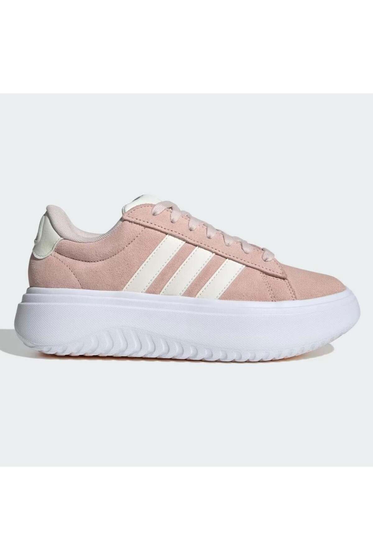 adidas Ie1104 Grand Court Platform Suede Kadın Tenis Ayakkabısı