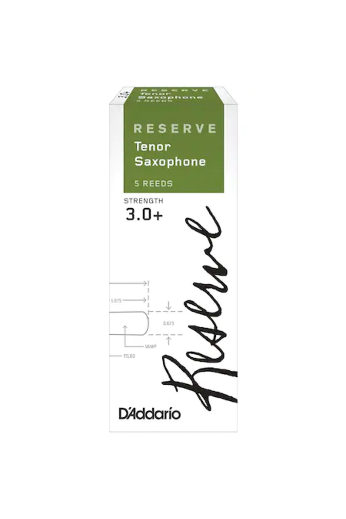Daddario D'Addario Woodwinds Reserve DKR05305 Tenor Saksafon Kamışı No:3+