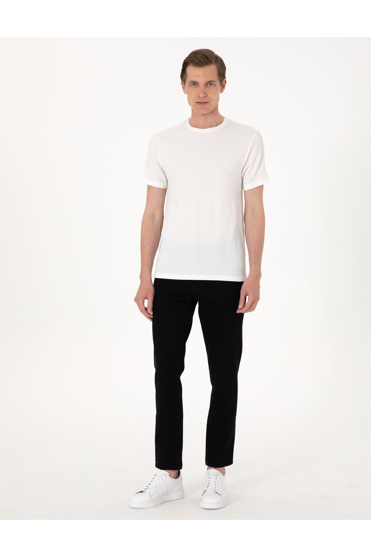 Pierre Cardin Siyah Straight Fit Jean Pantolon 50308941-VR046