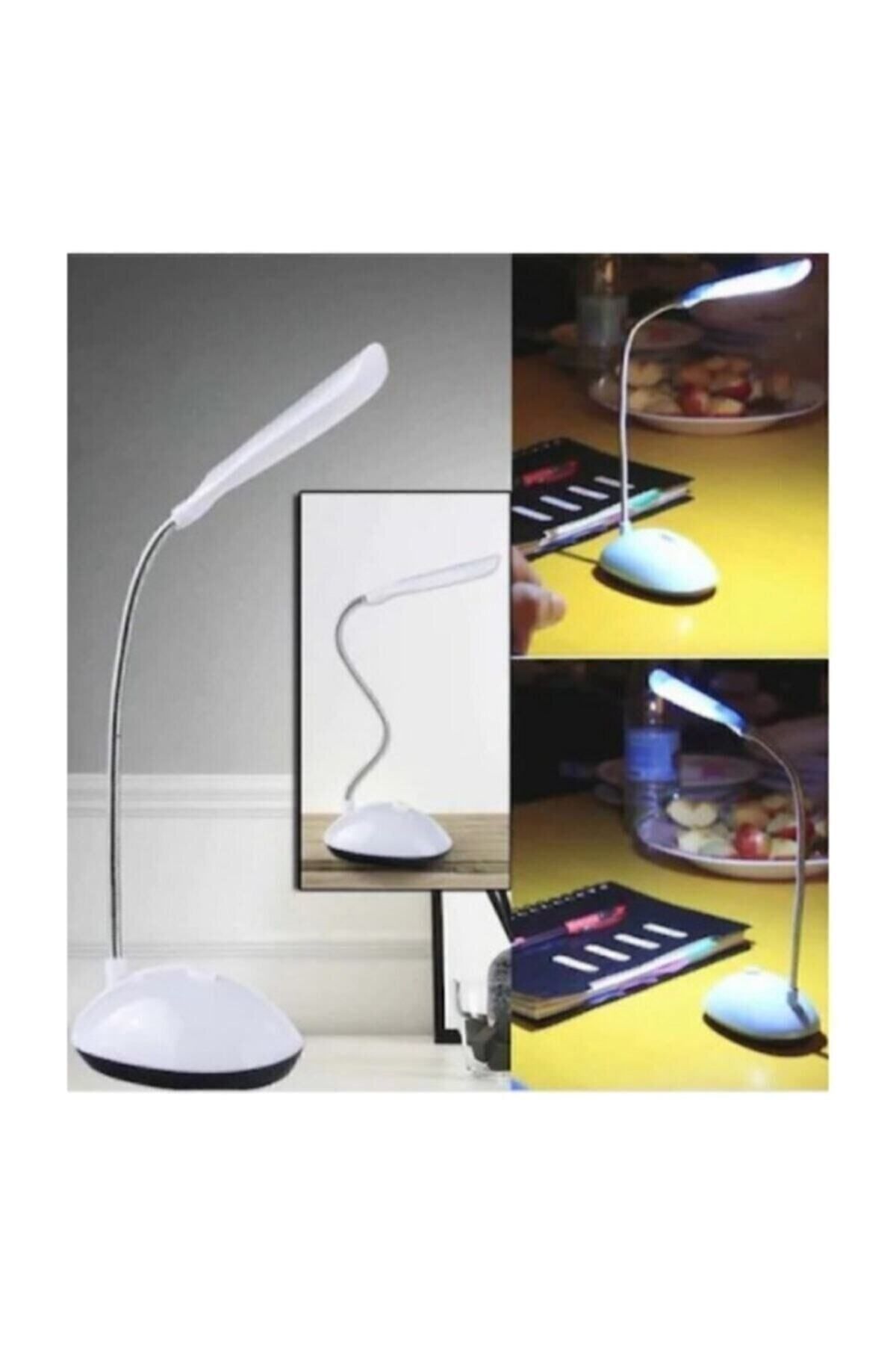 Mhm Collections Masa Lambasi Led Mini Masa Lambasi Yeşil - Mavi - Beyaz Karışık Renk 4 Ledli Pilli