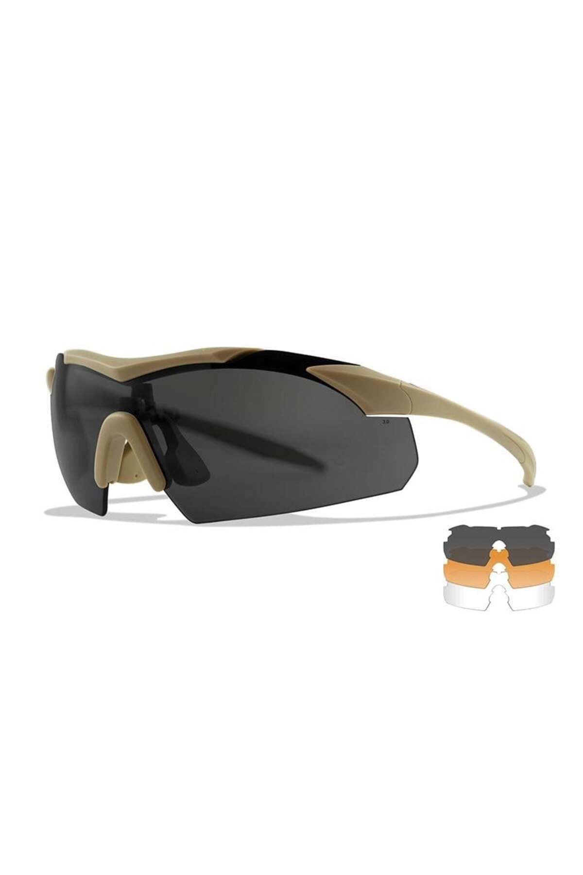 WILEY X VAPOR 2.5 Balistik Gözlük (3 Lens)