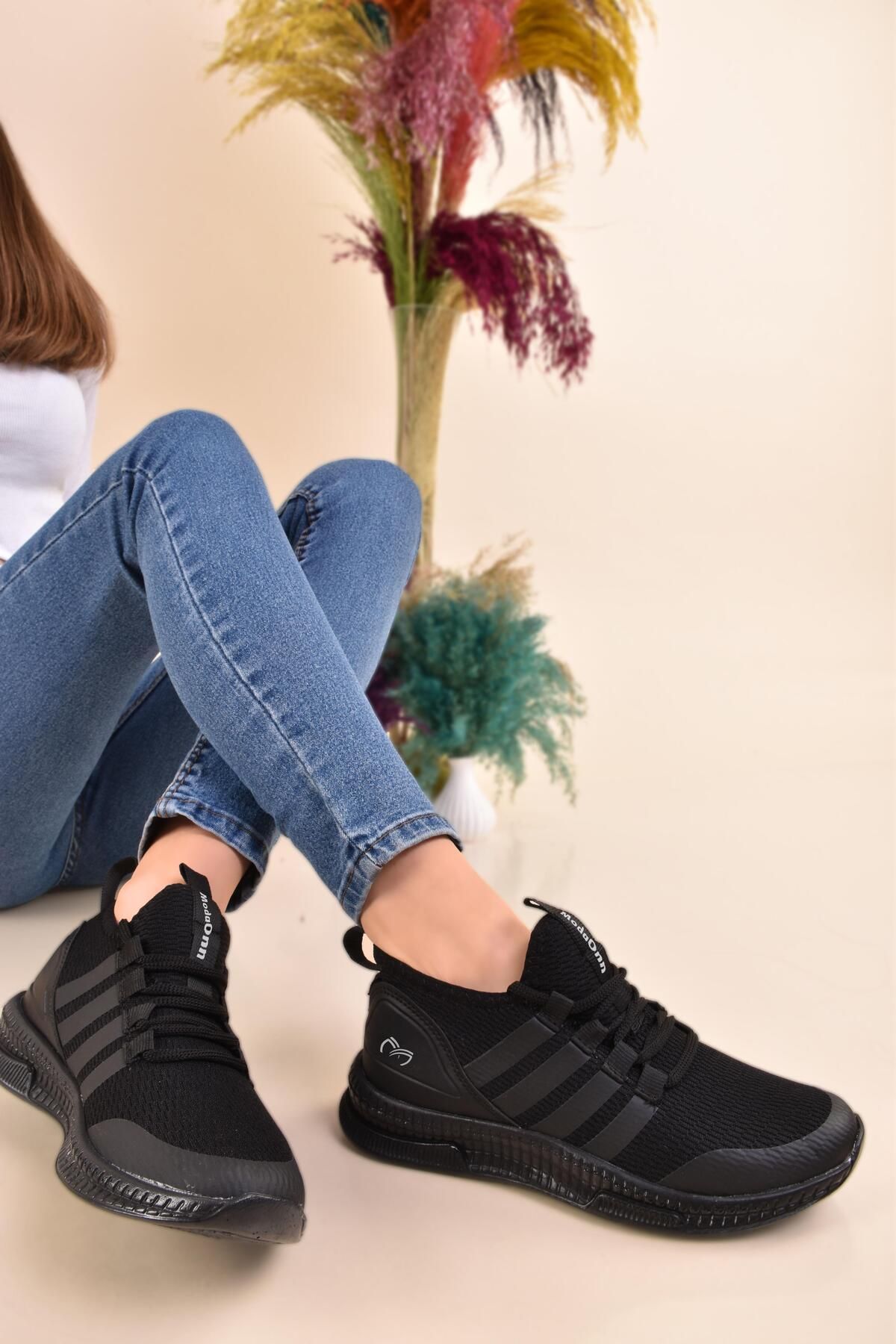 Peta Unisex Triko Spor Ayakkabı Sneaker