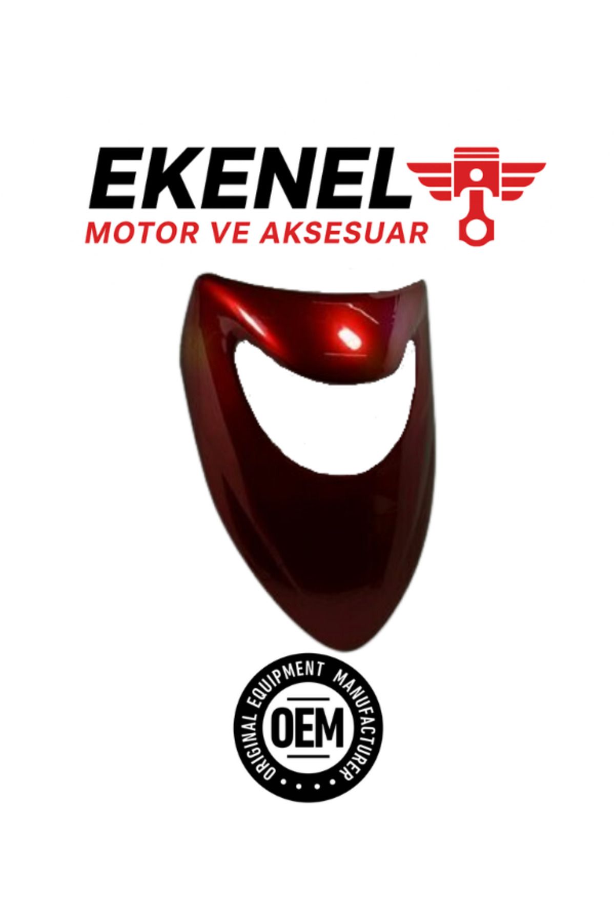 OEM Honda Fizy 125 Far Çerçeve Kırmızı | OEM Renkli Ön Far Kapağı