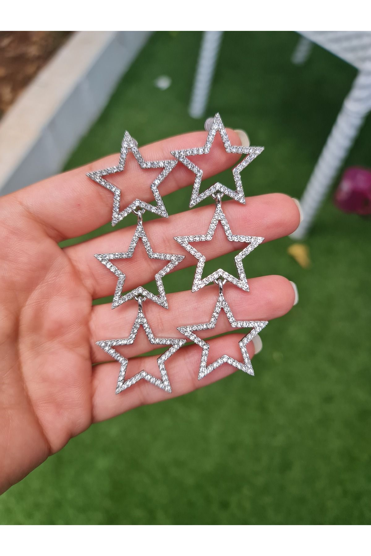 almınadenjewelry 3 Yildiz kupe