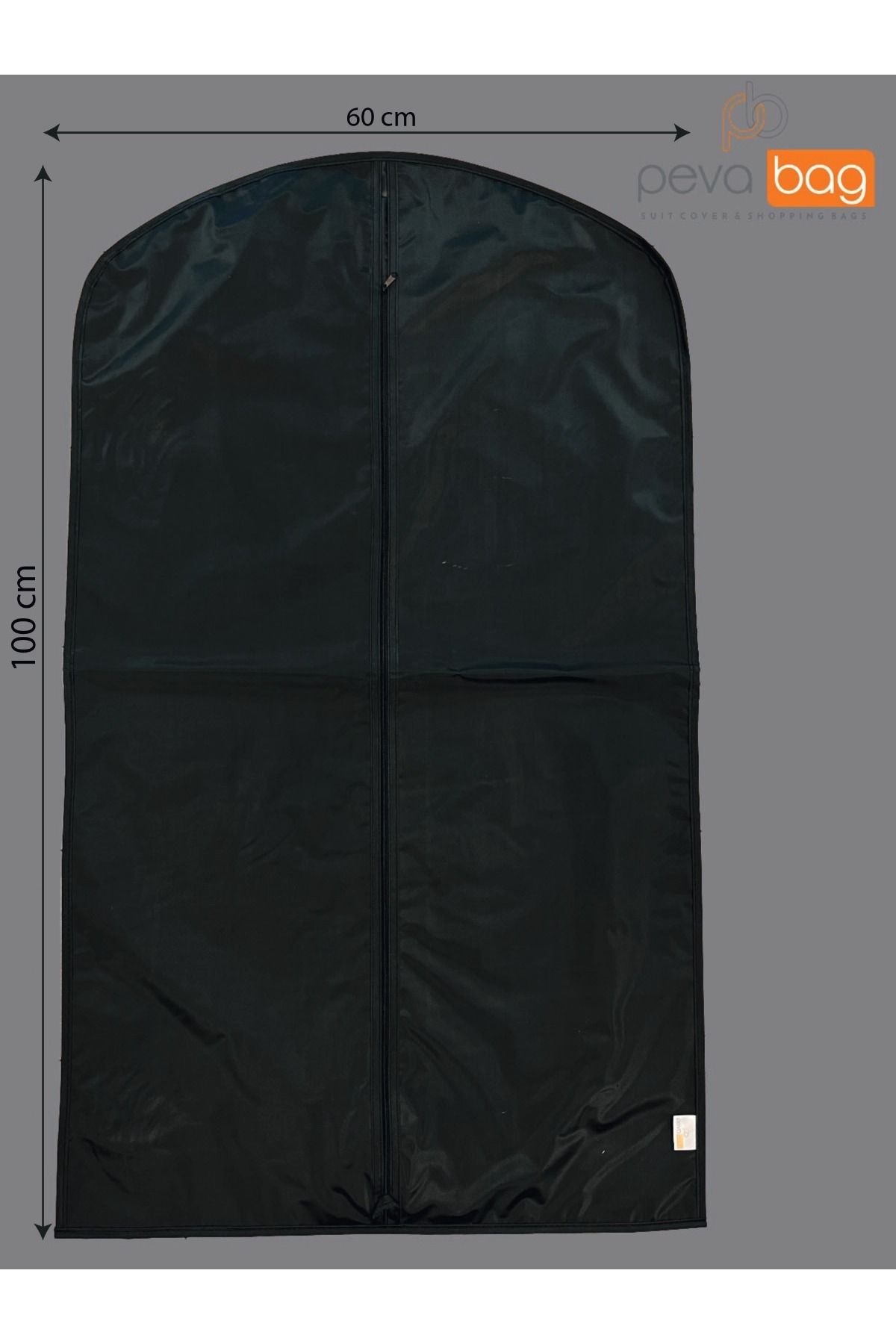 Pevabag Dayanıklı PVC Elbise Kılıfı – 60x102 cm 5'li PAKET