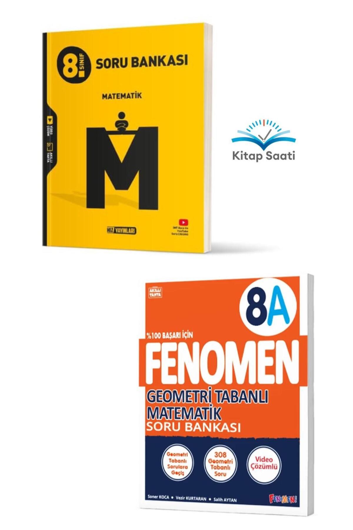 Hız Yayınları Hız 8. Sınıf Matematik Soru Bankası & Fenomen 8. Sınıf Geometri Tabanlı A Soru Bankası
