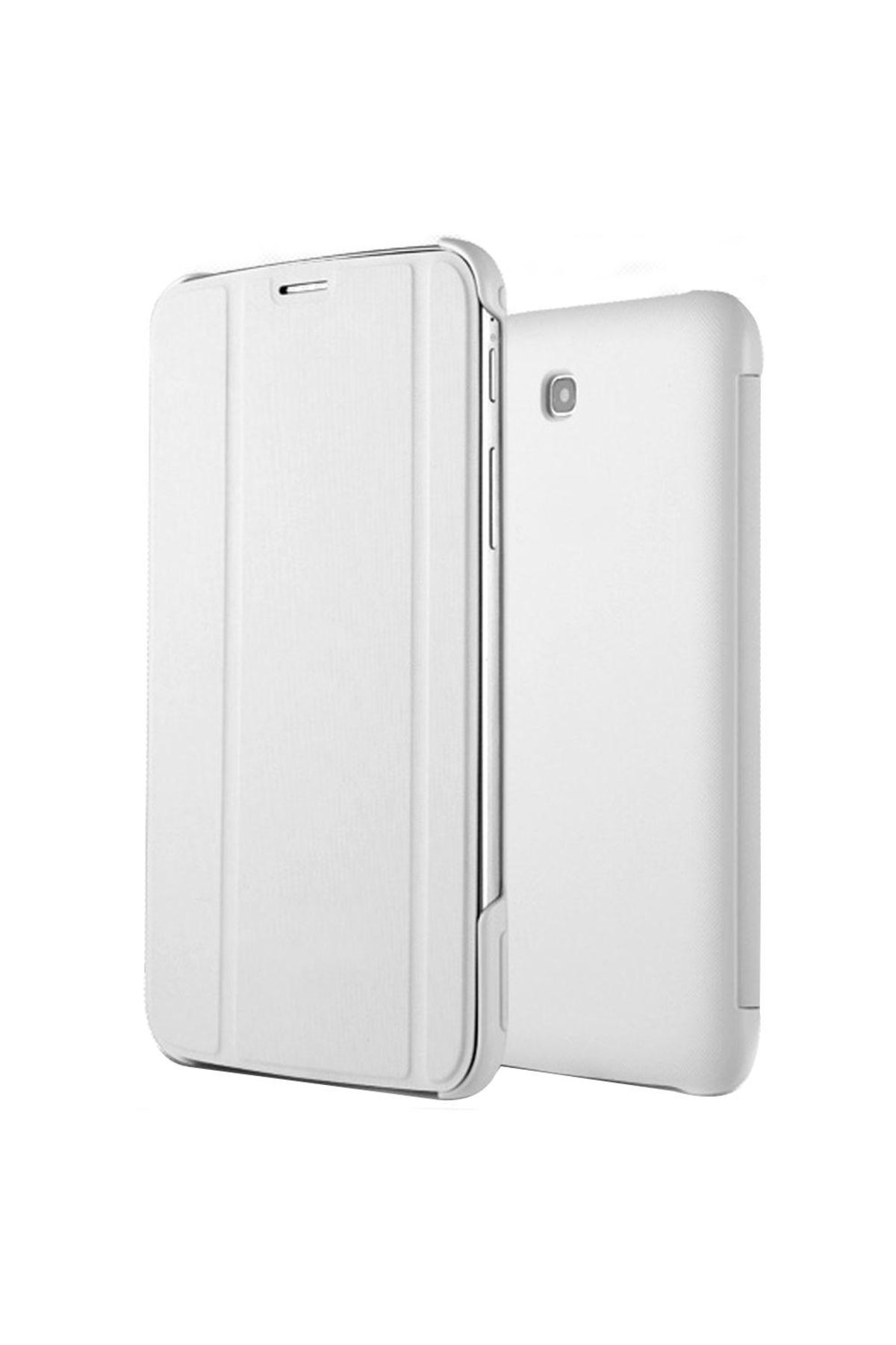 qtop Tablet Kılıf 7 İnç Mopal Samsung T210 Beyaz