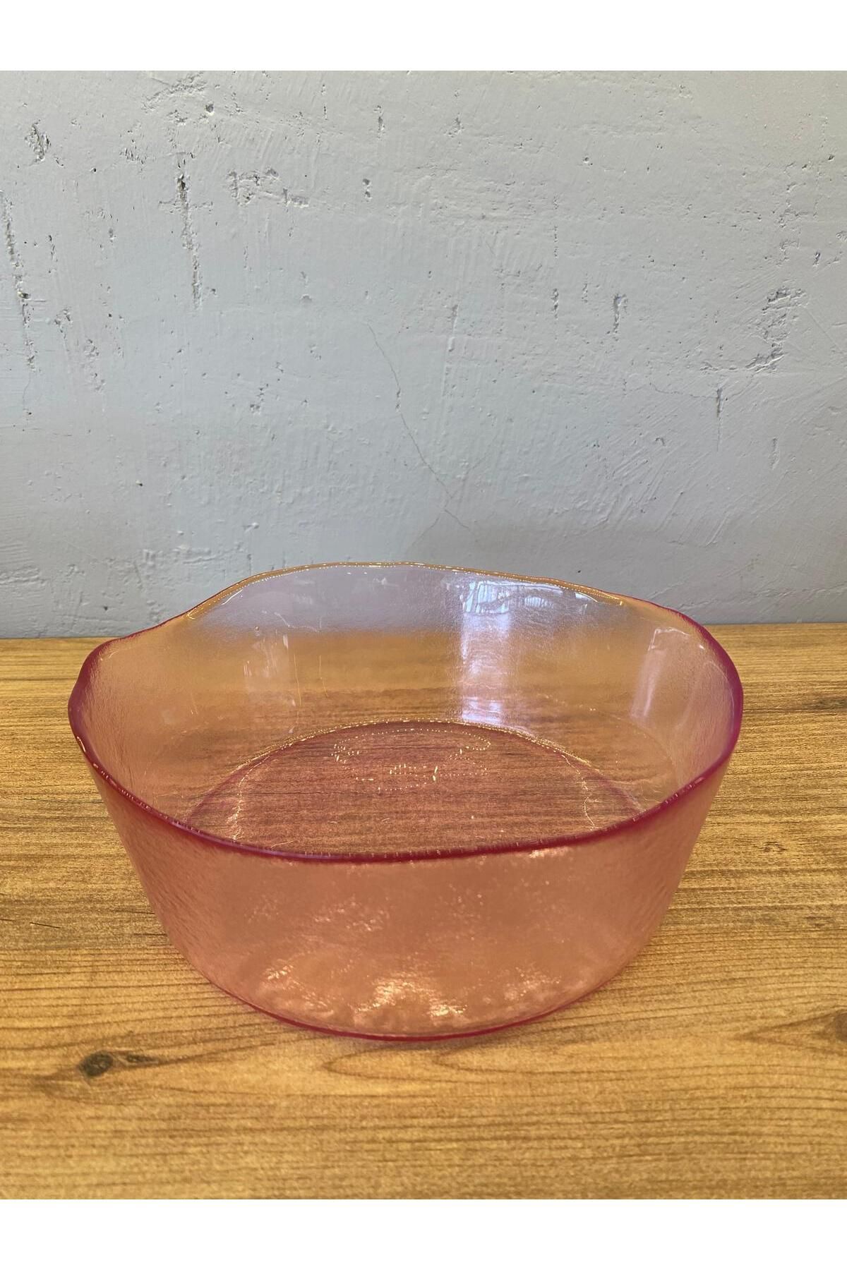 PERLAEVKAHVE Soft Cam Düz Tabanlı 21 cm Salata Kasesi