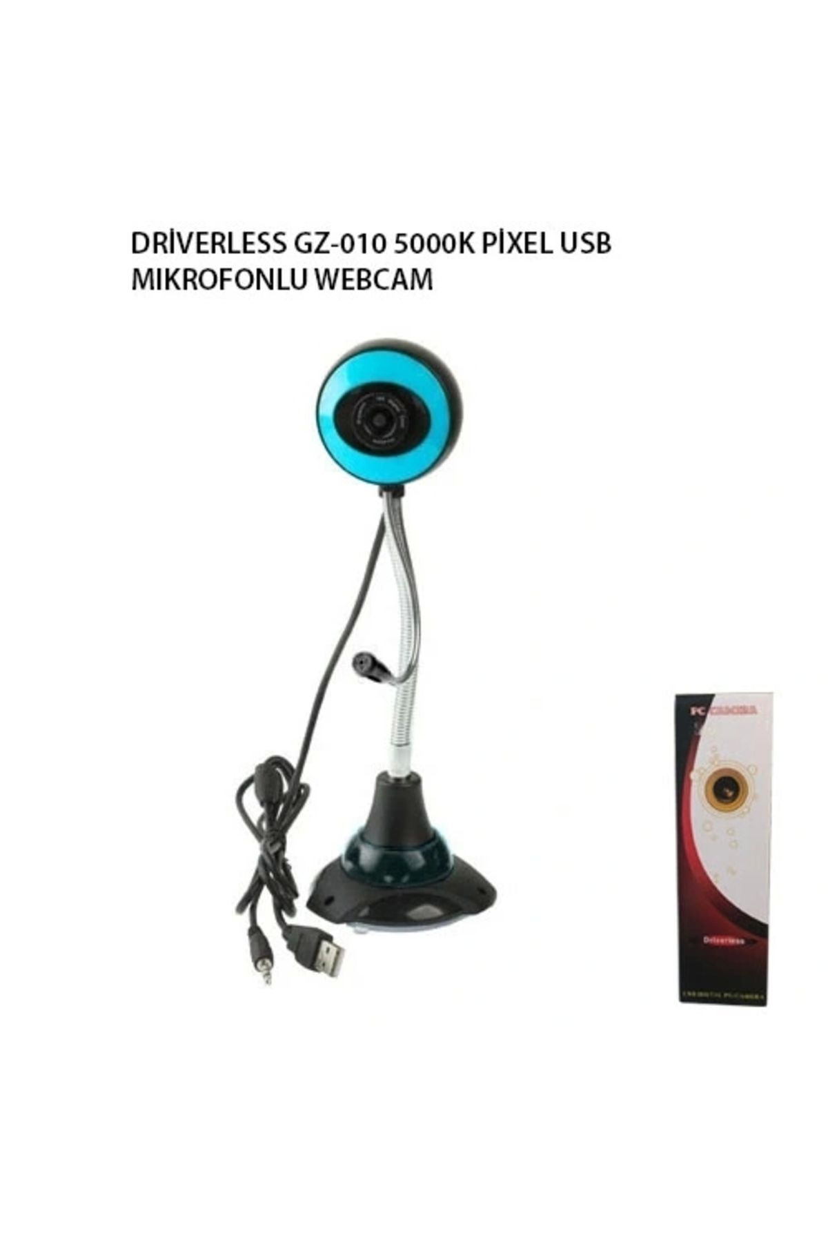 ShopNova DRİVERLESS GZ-010 5000K PİXEL USB MIKROFONLU WEBCAM