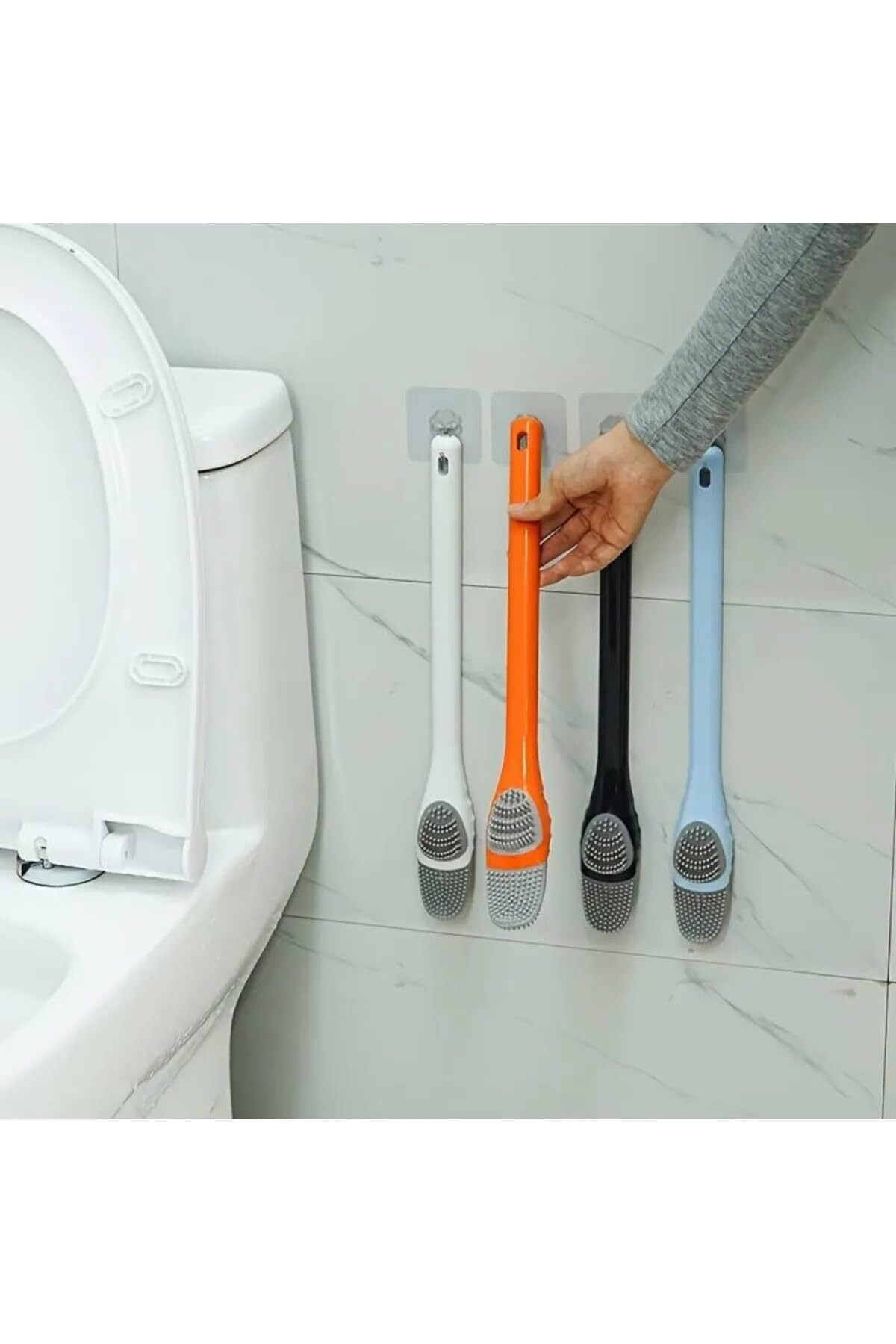 STOREMAX Ezg Silikon Tuvalet Klozet Detay Temizleme Ve İnce Detay Fırçası 2'Li Set Ezsnshop 1065757