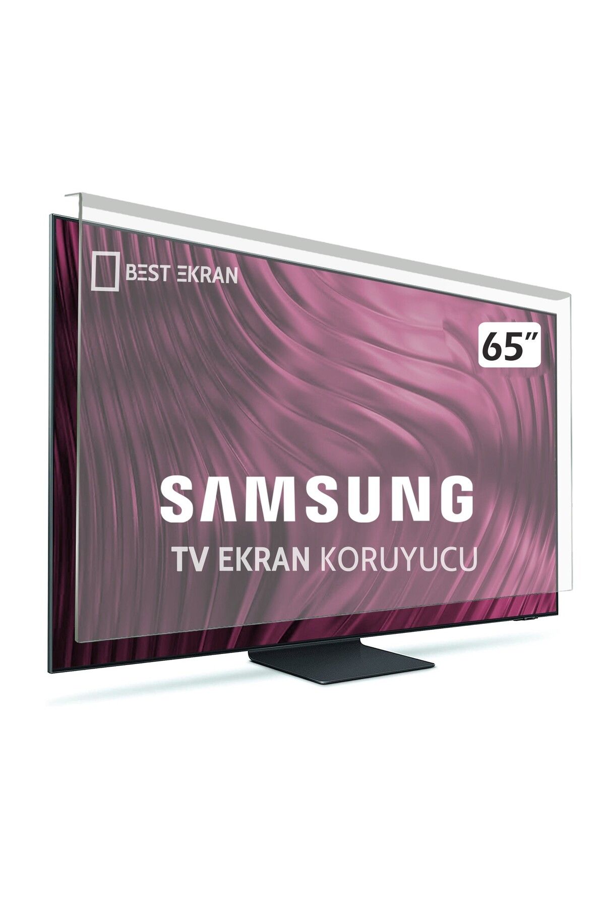 Bestekran Samsung 65QN80F Tv Ekran Koruyucu | Samsung 65" inç KIRILMAZ QLED KORUYUCU QE65QN80FAUXTK