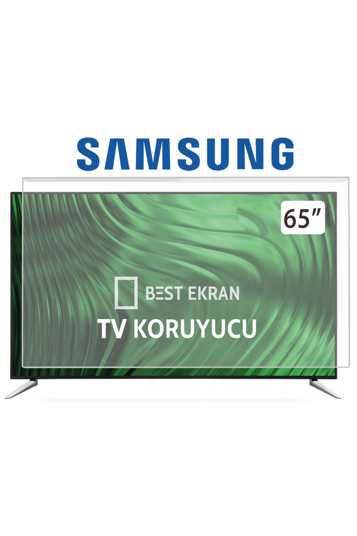 Bestekran Samsung 65Q7FA Tv Ekran Koruyucu | 65" inç KIRILMAZ QLED KORUYUCU QE65Q7FAAUXTK