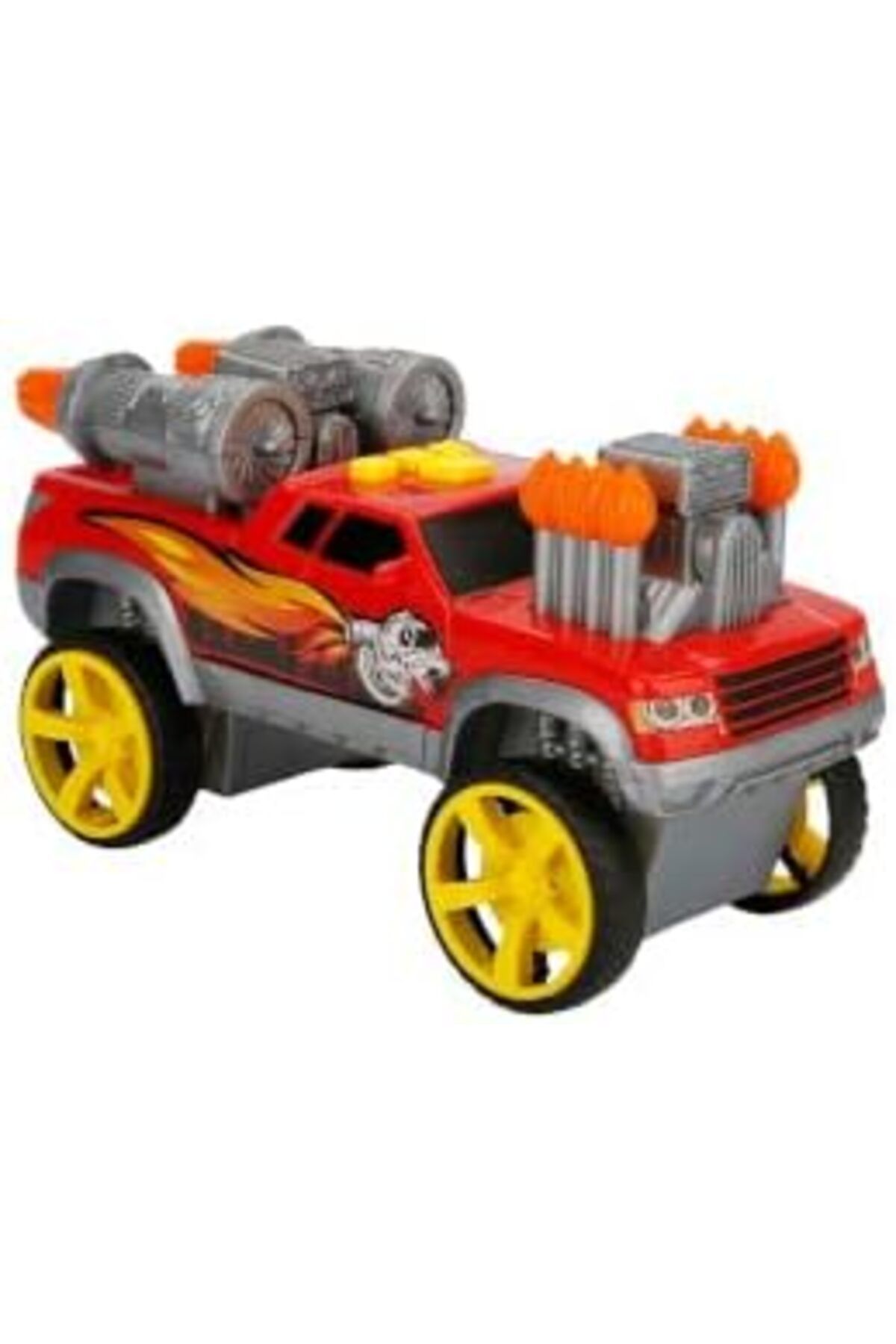 Mu Art Ahşap Mrt Wheels Sesli Işıklı Motorize Rocket Pick Up Araç 23 Cm Art 871301