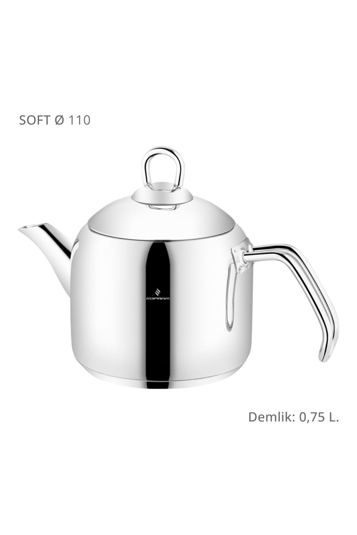 Sofram Soft 0,75 L. Tekli Demlik