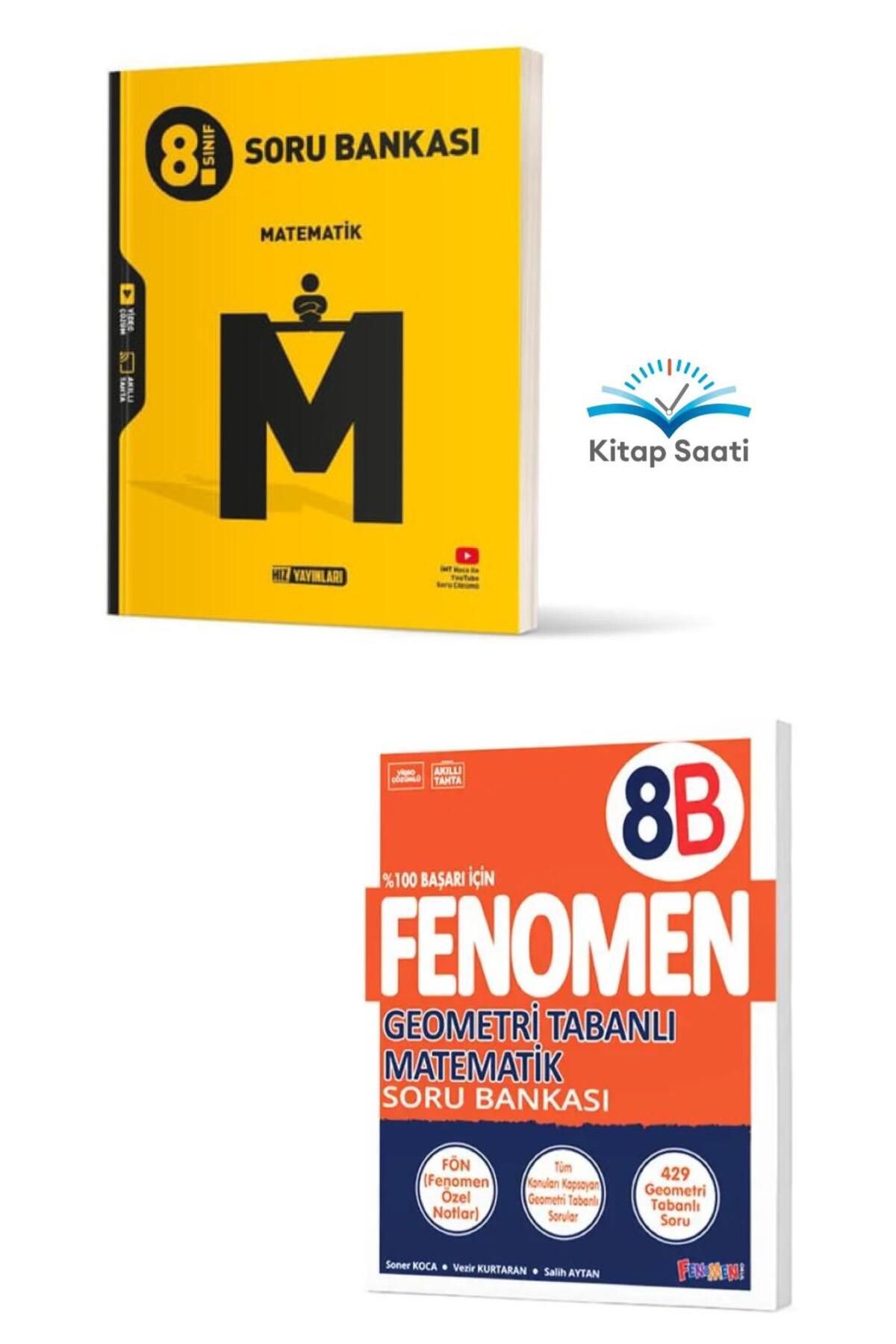 Hız Yayınları Hız 8. Sınıf Matematik Soru Bankası & Fenomen 8. Sınıf Geometri Tabanlı B Soru Bankası