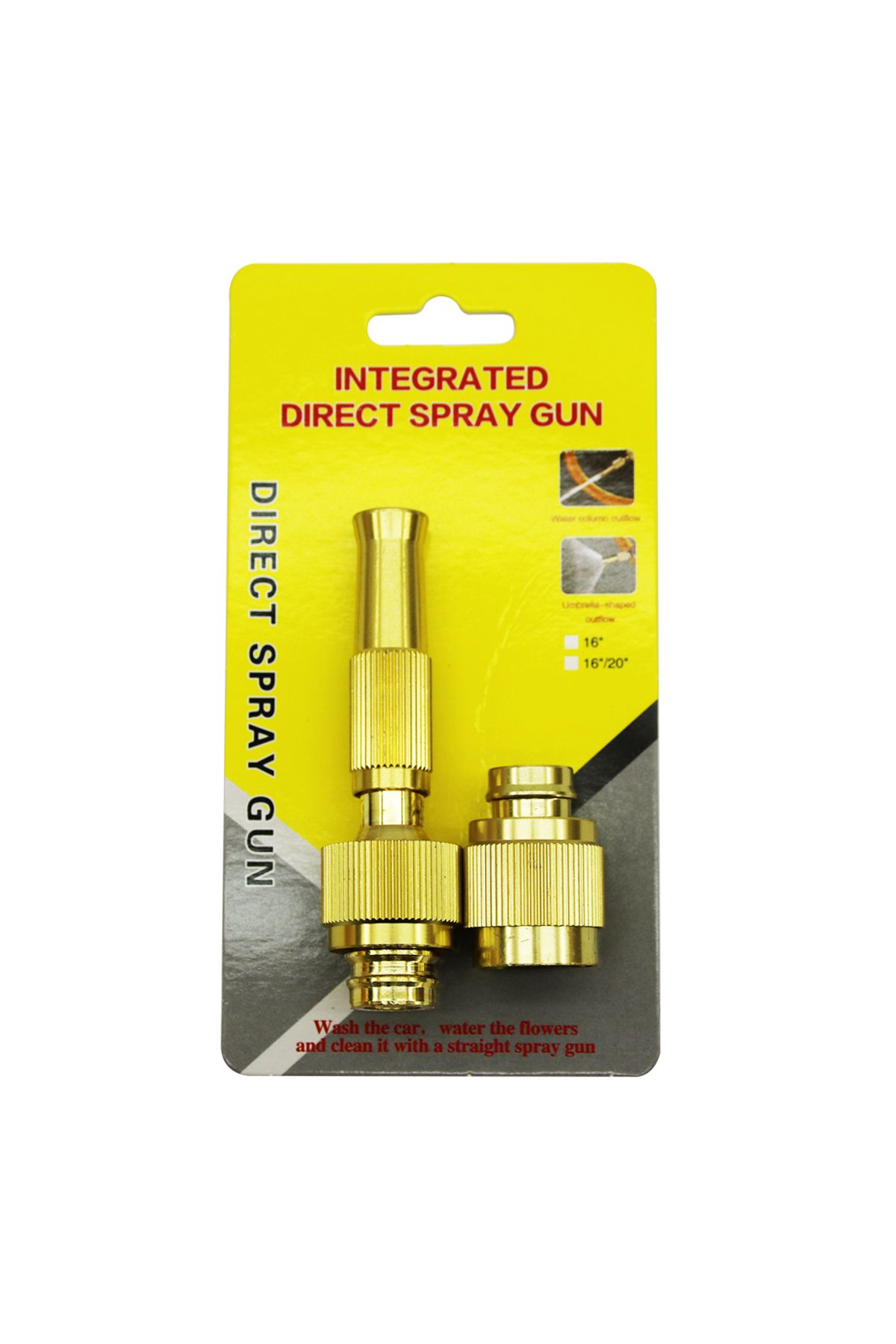 STOREMAX SARI - ALÜMİNYUM HORTUM FİSKİYE APARATI ÇİFT FONKSİYONLU TrendBazaar 1057563