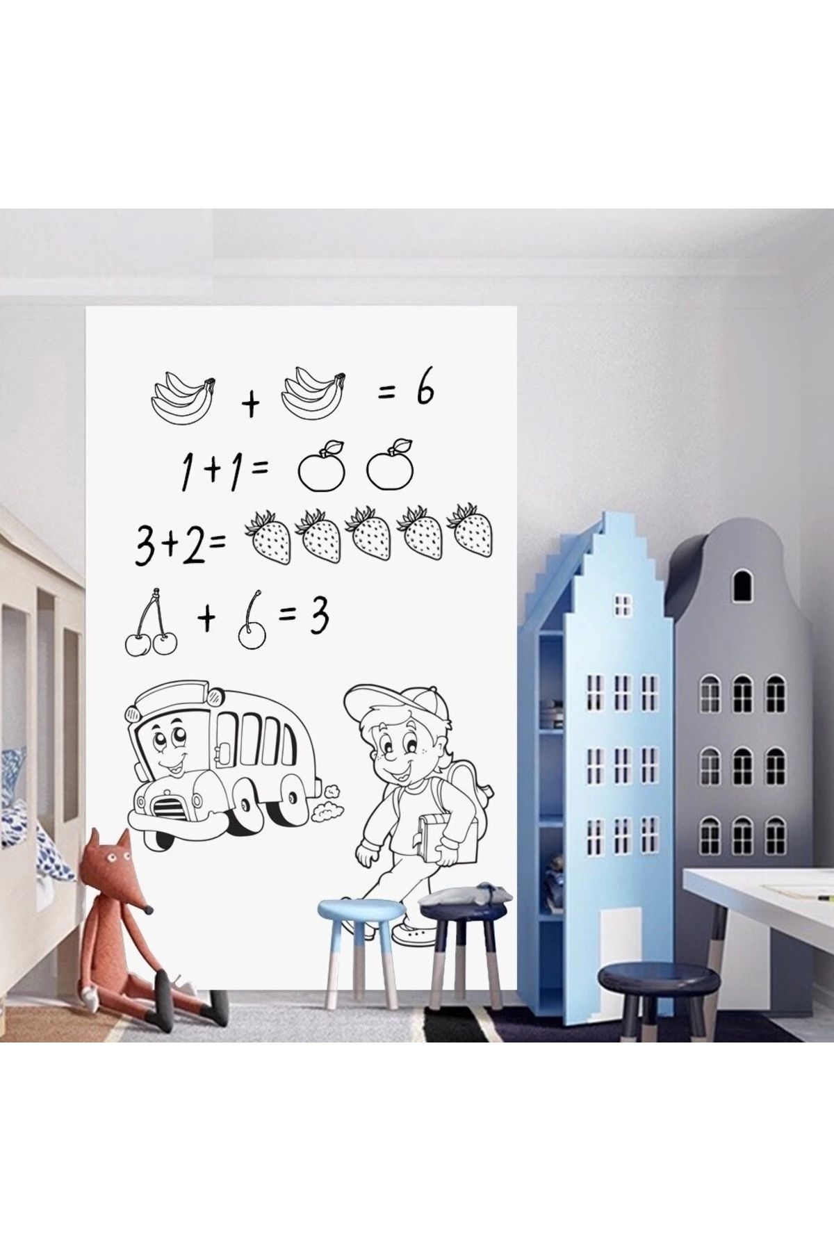 No8 Home Yapışkanlı Beyaz Yazı Tahtası