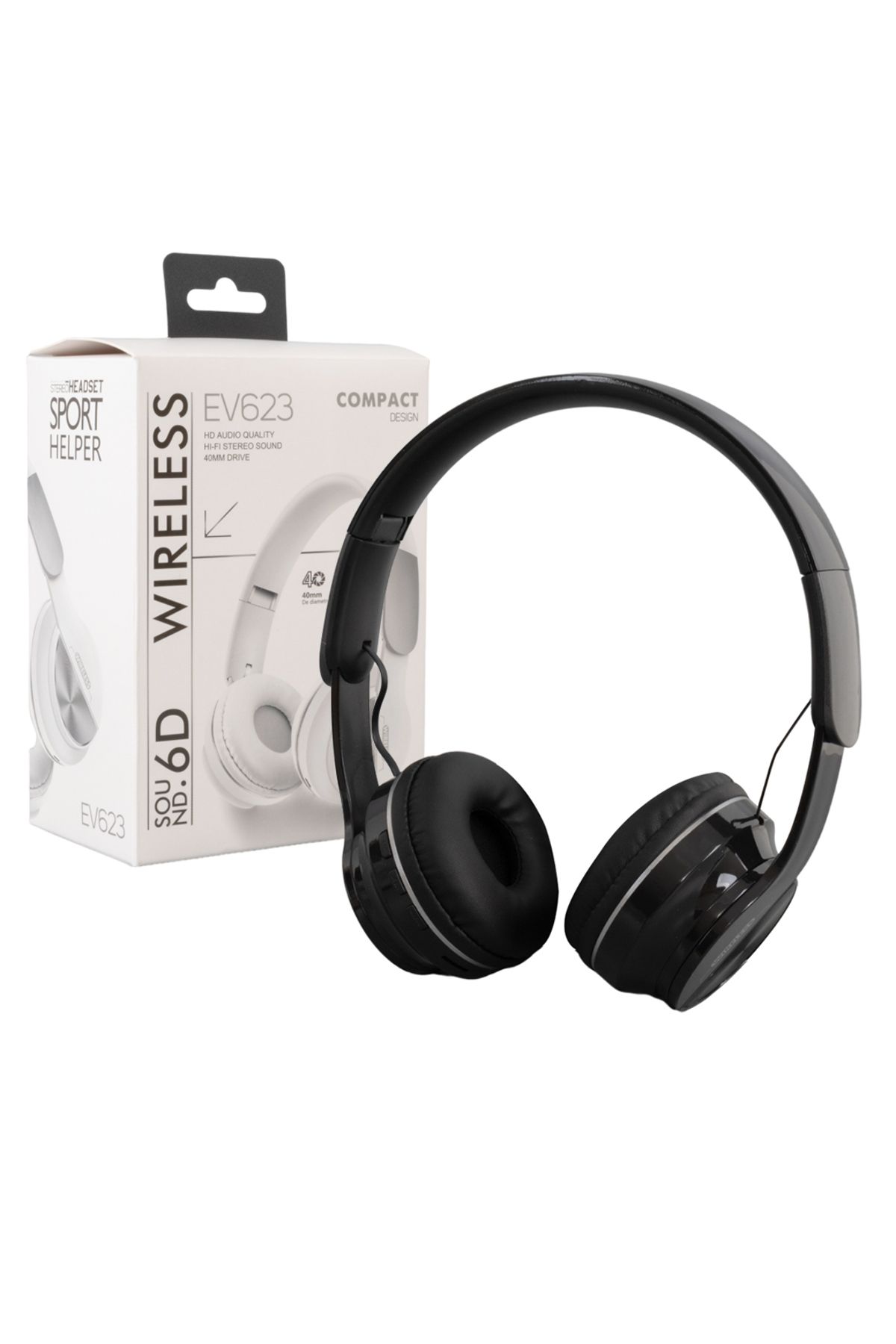 Zayla KABLOSUZ BLUETOOTH KULAKÜSTÜ TASARIM KULAKLIK EV623 (5165)