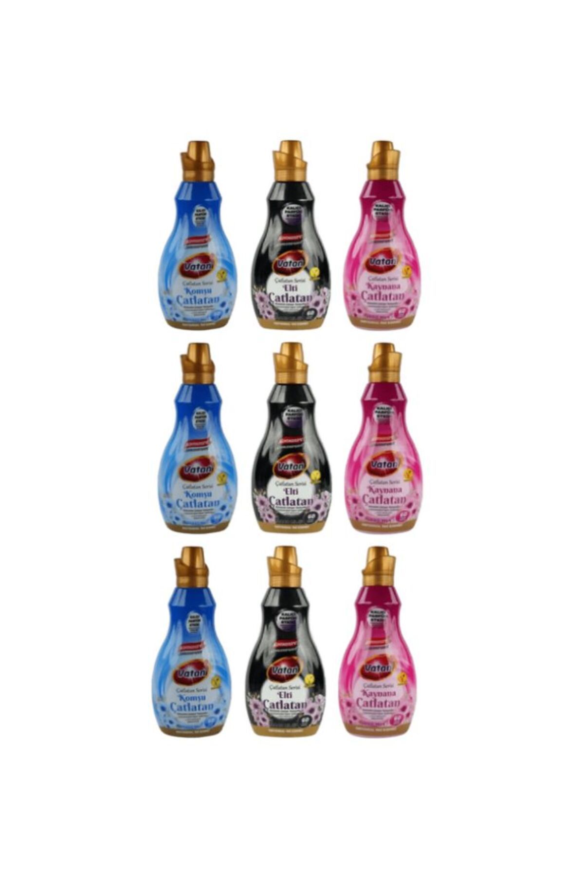 Vatan Çamaşır Yumuşatıcı Karma 1440 ml 9'lü set