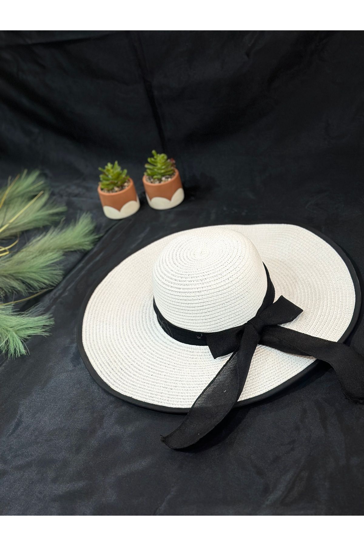mahsel shop Hasır plaj şapkası