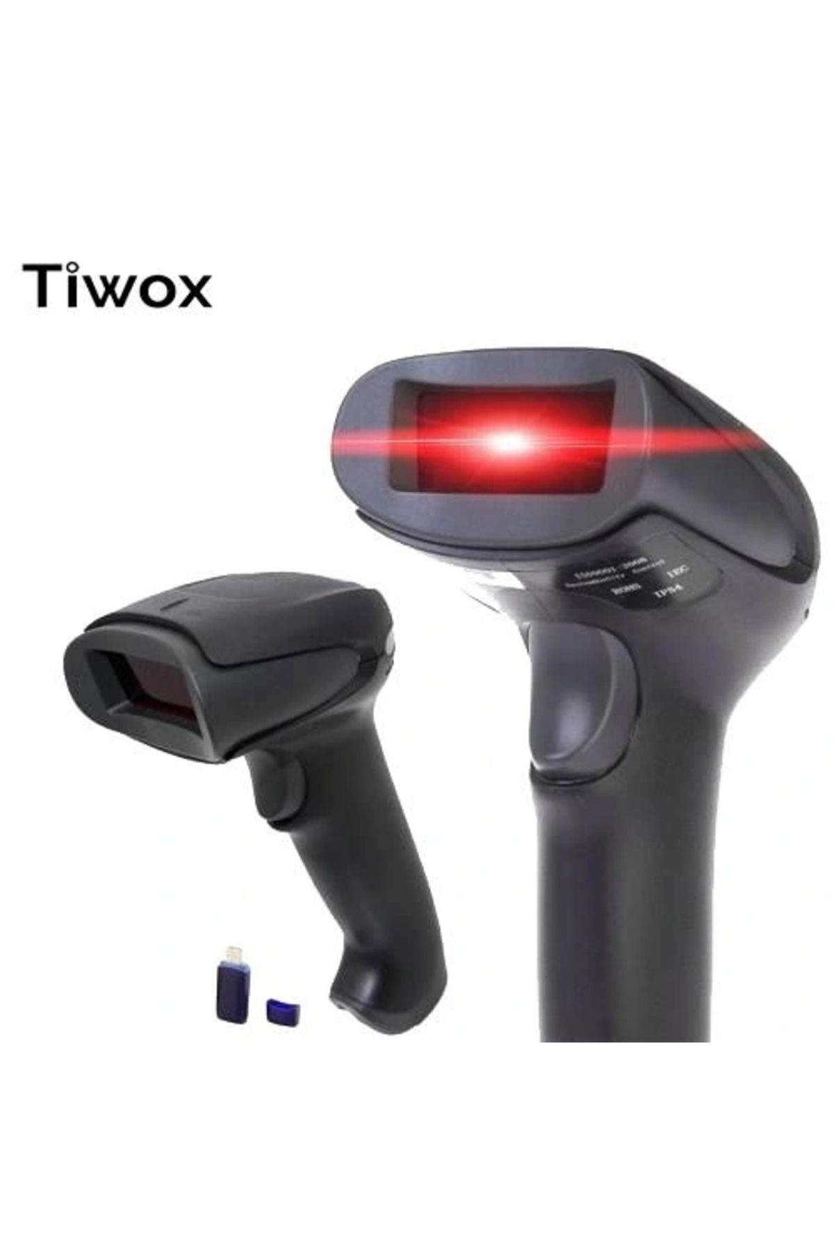 ShopNova TIWOX VSK-118+ 2D KAREKOD KABLOSUZ BARKOD OKUYUCU + MINI USB DONGLE