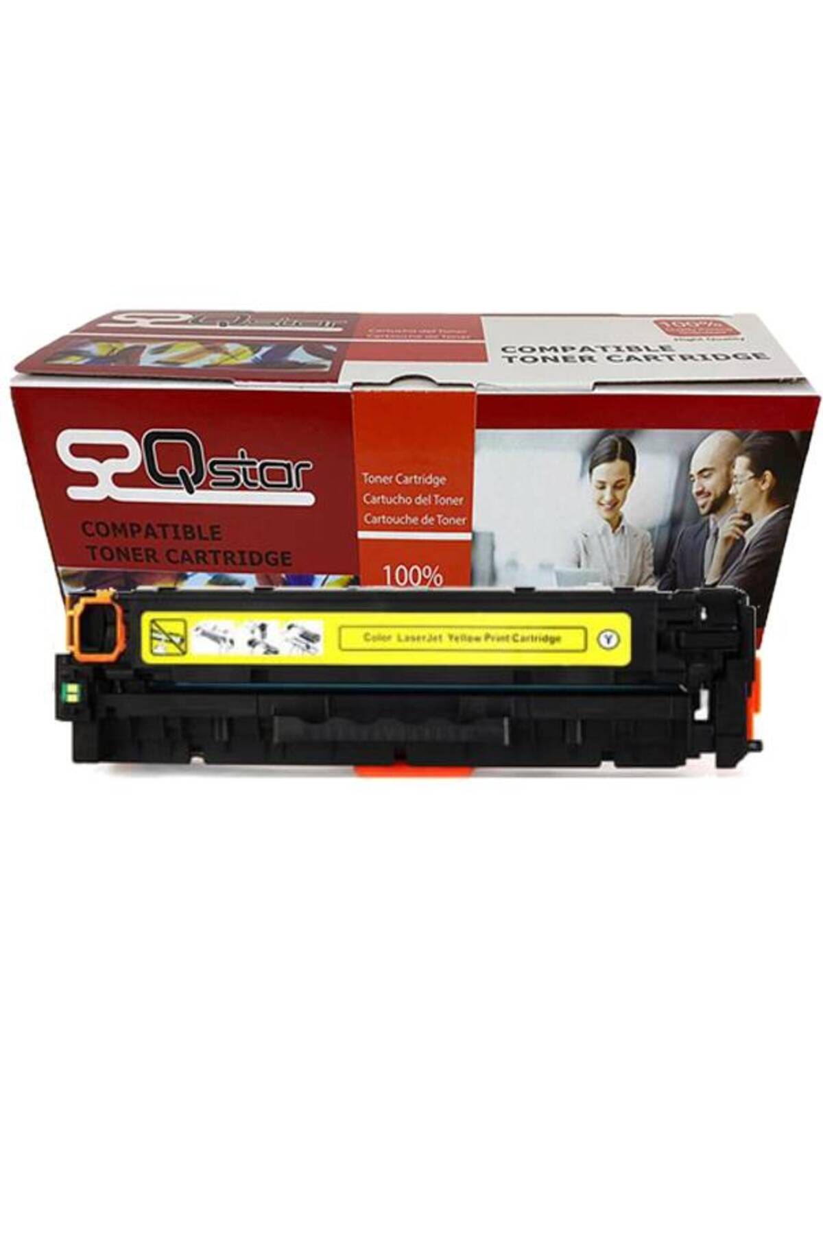 Qstar CANON CRG 045 SARI MUADİL TONER LBP610 LBP611 LBP612 LBP613 MF631 MF632 MF633 MF634 MF635