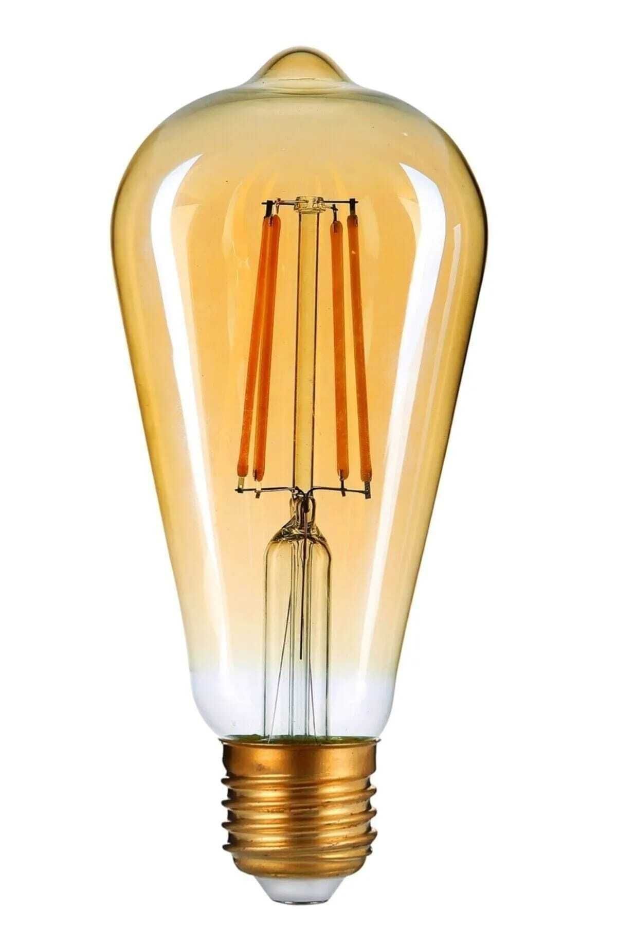 Heka Erd31 St64 Armut Flamanlı Rustik Led Ampul 4 Watt