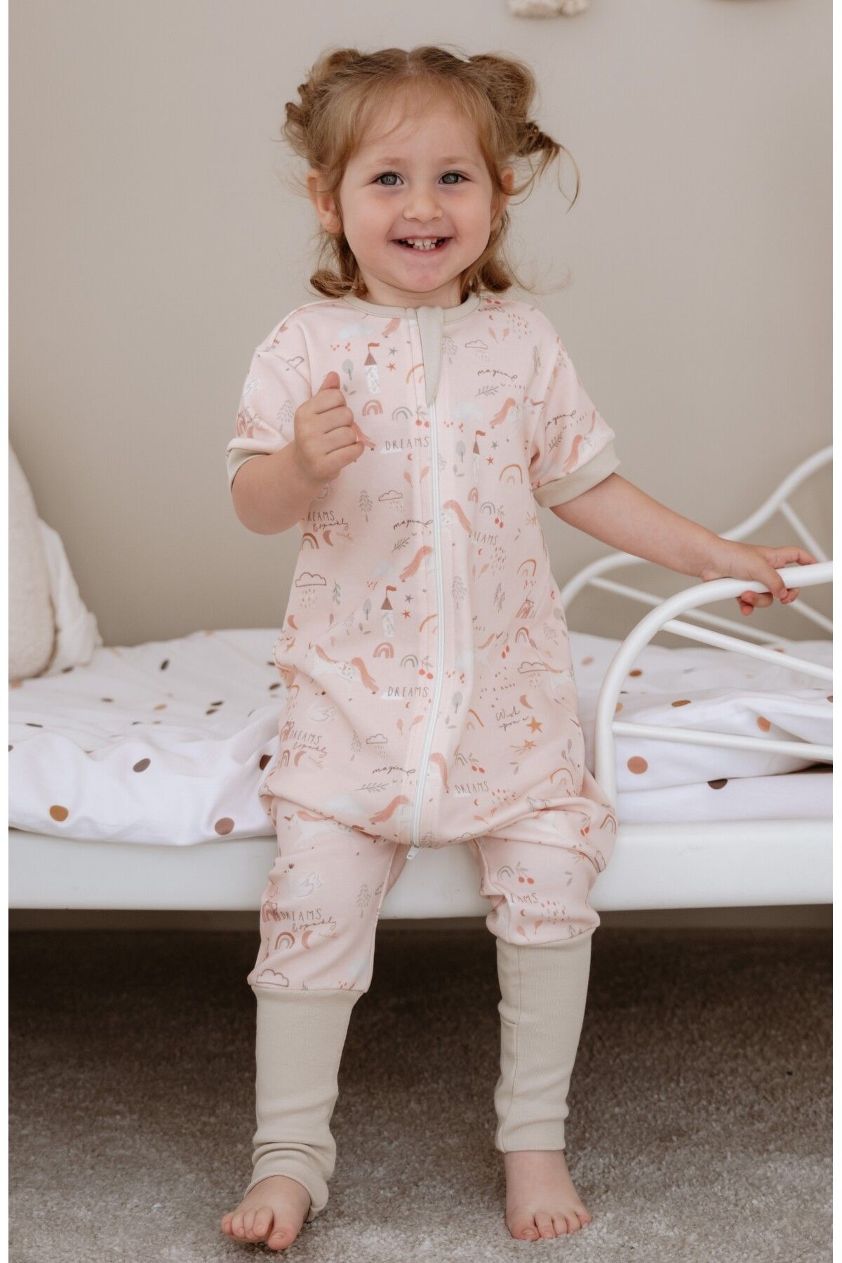 Lollie Baby&Kids 0.5 Tog Yazlık Bebek & Çocuk Uyku Tulumu, %100 Pamuk - Unicorn