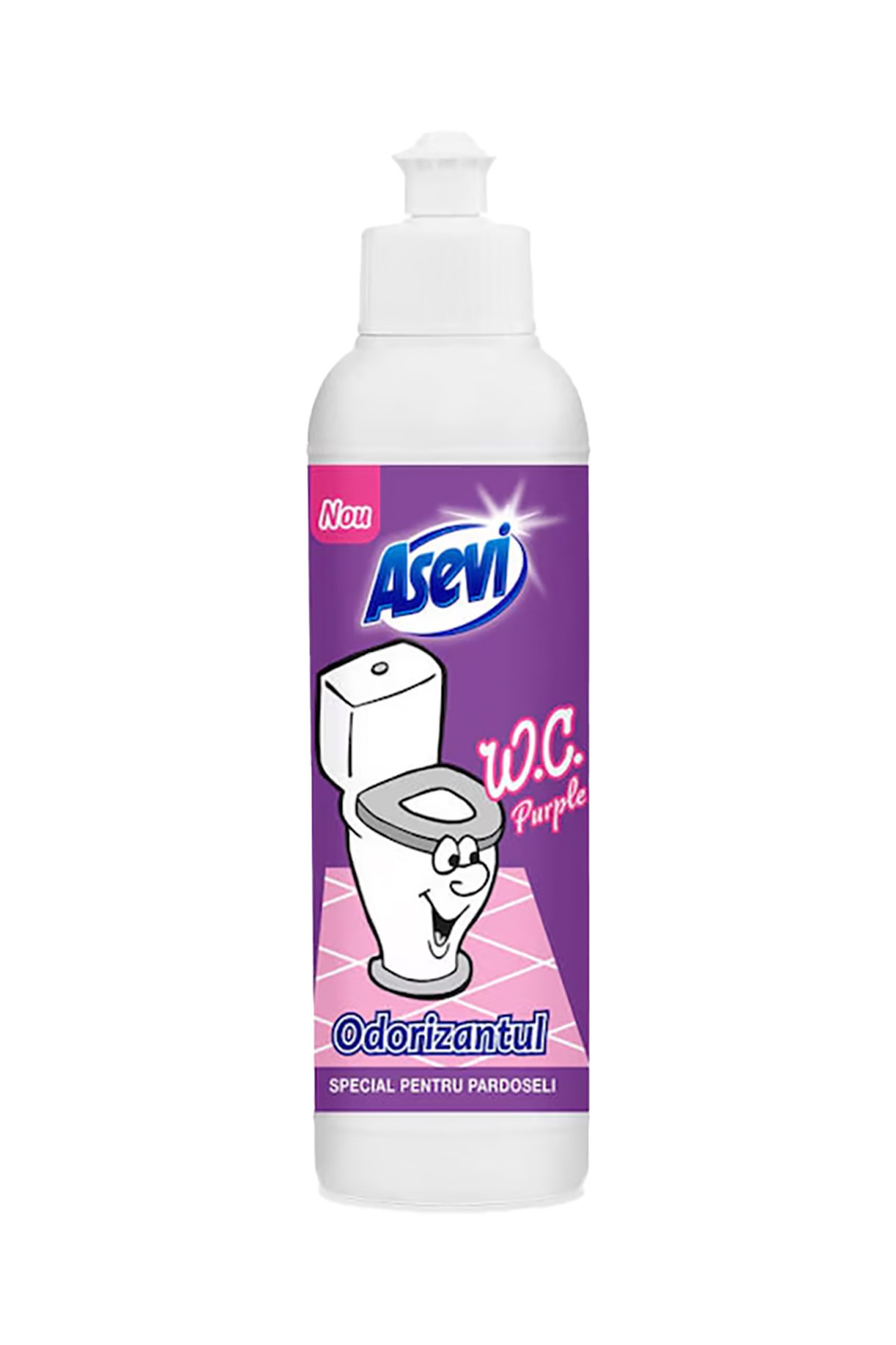 ASEVI WC osvěžovač vzduchu, 24h fialový koncentrát, 200 ml